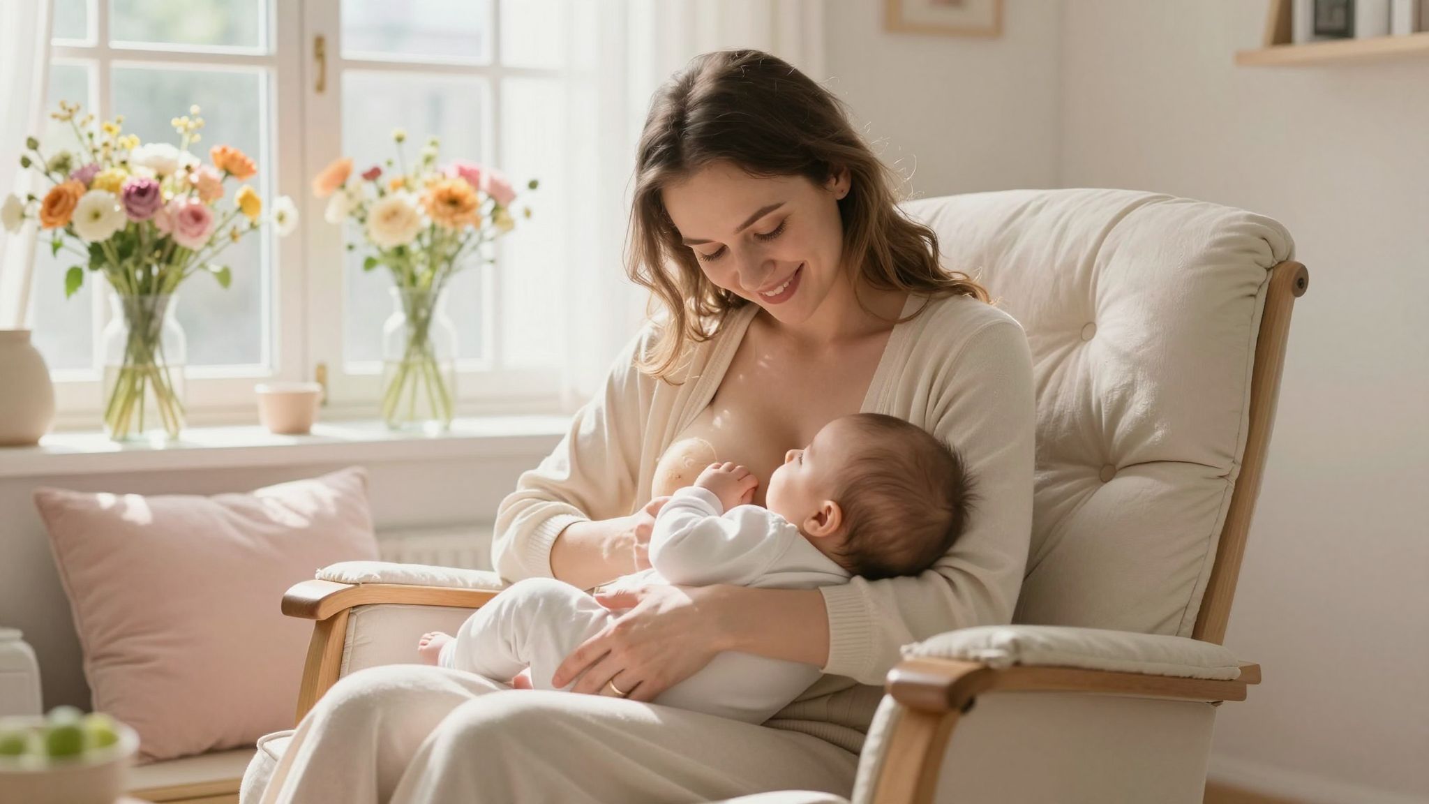 Szoptatás alatt fontos az elegendő folyadék és táplálék.