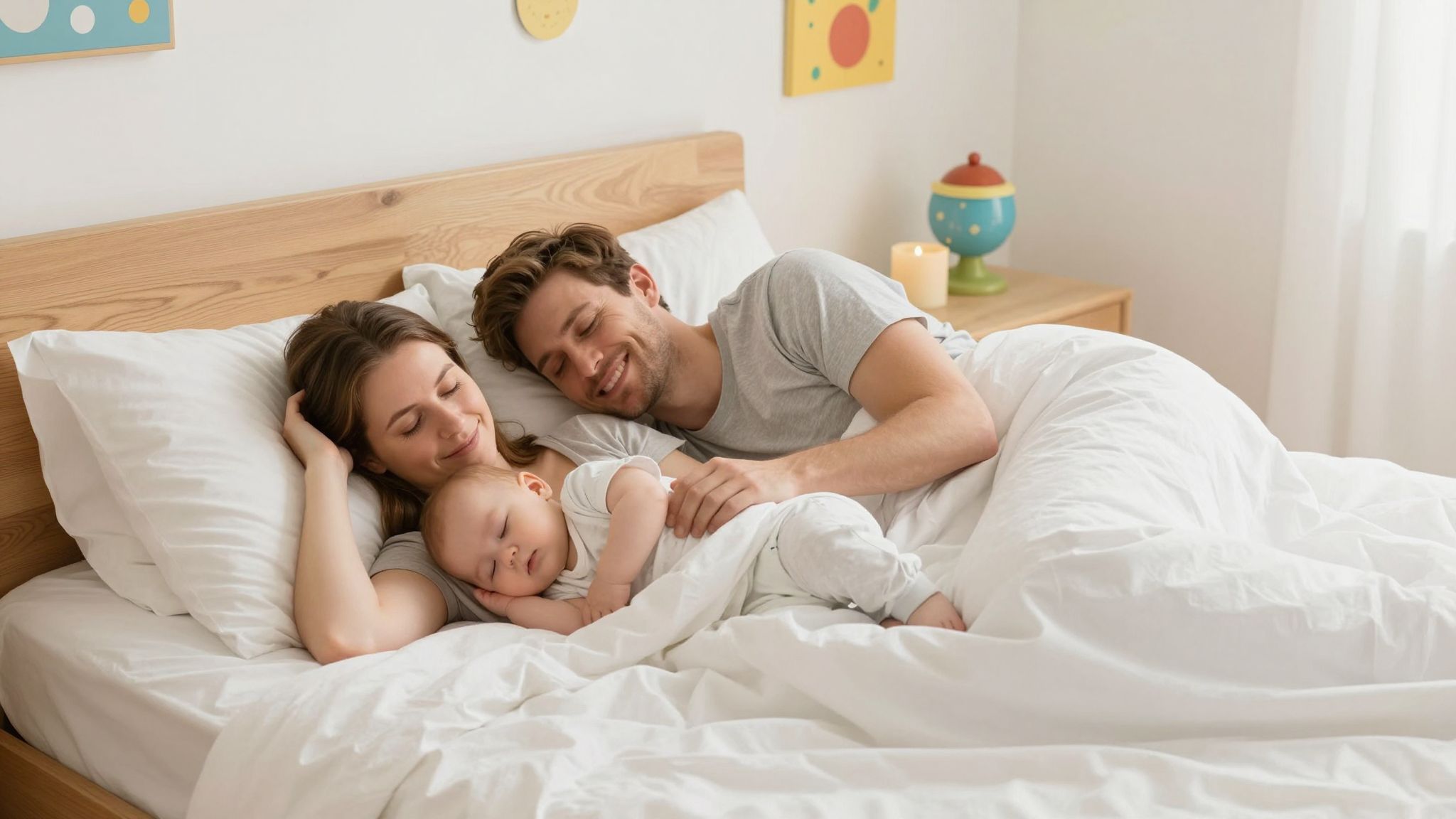 Az együttalvás elősegíti a baba érzelmi fejlődését.