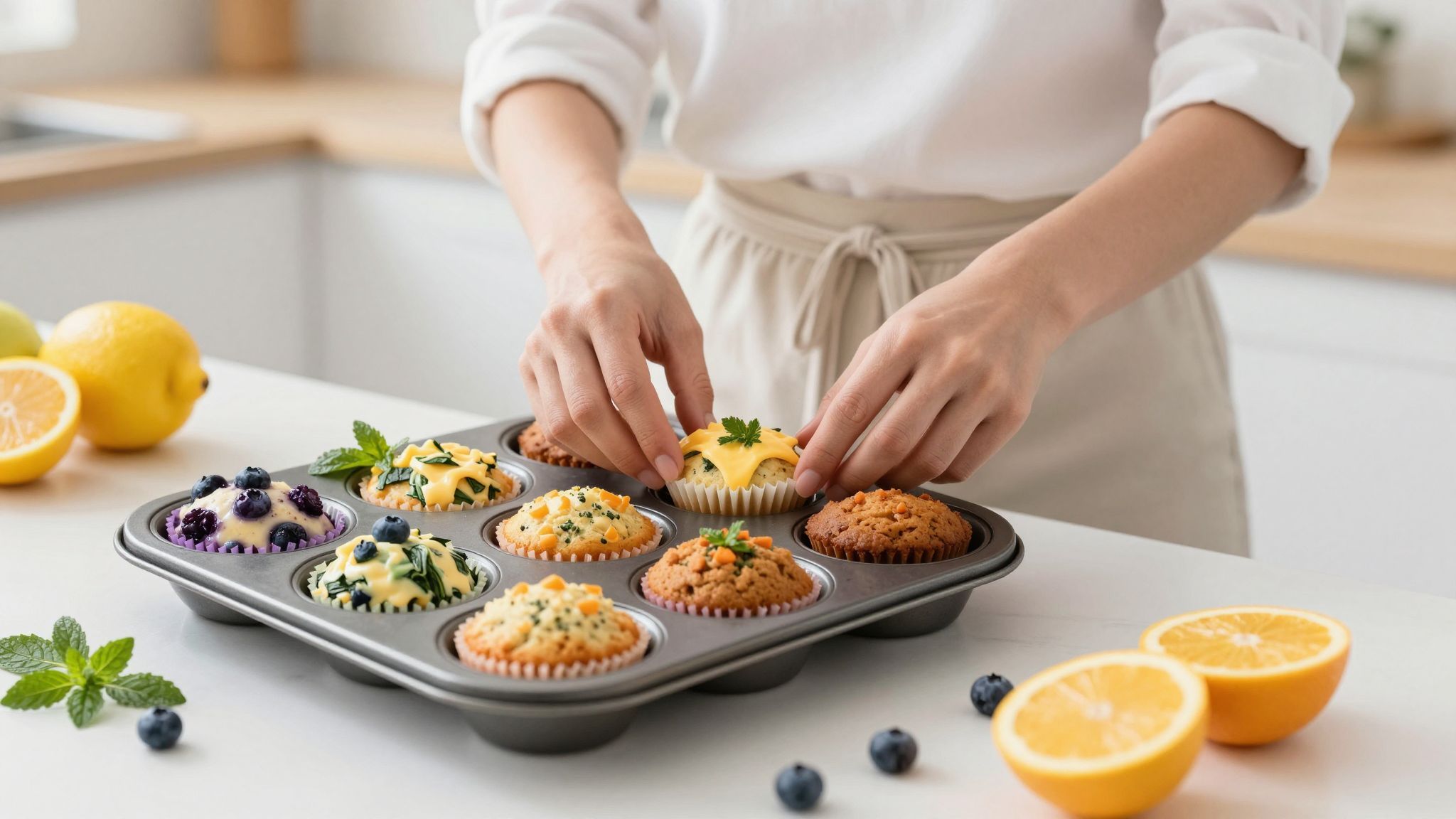 Tavaszi zöldségek és gyümölcsök friss ízei egy muffinban!