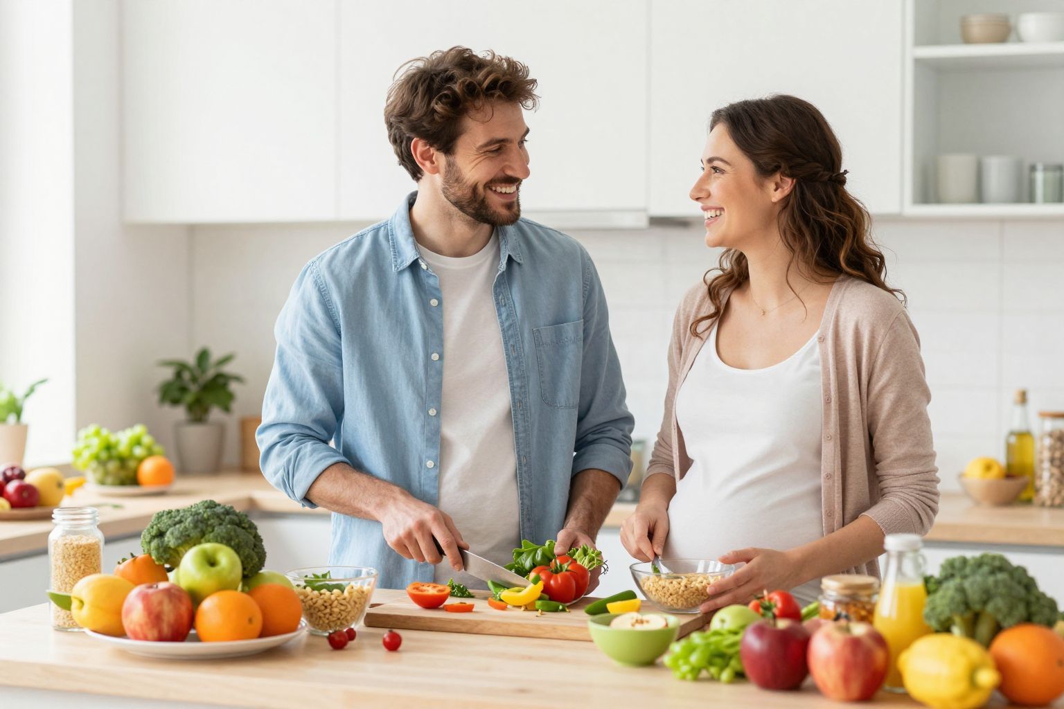 A kiegyensúlyozott táplálkozás javítja a termékenységet.