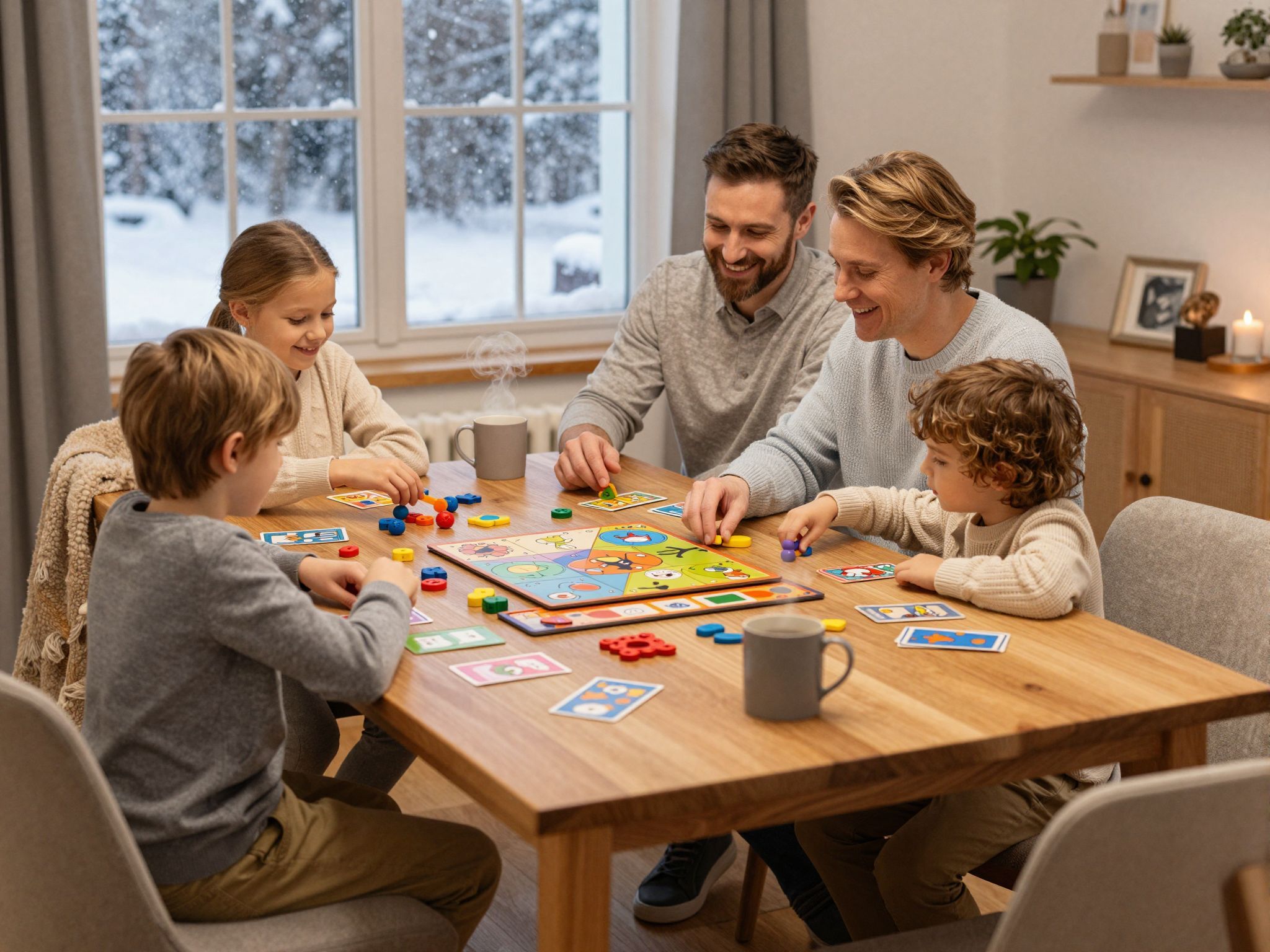 A társasjátékok családi kötelékeket erősítenek a télen.