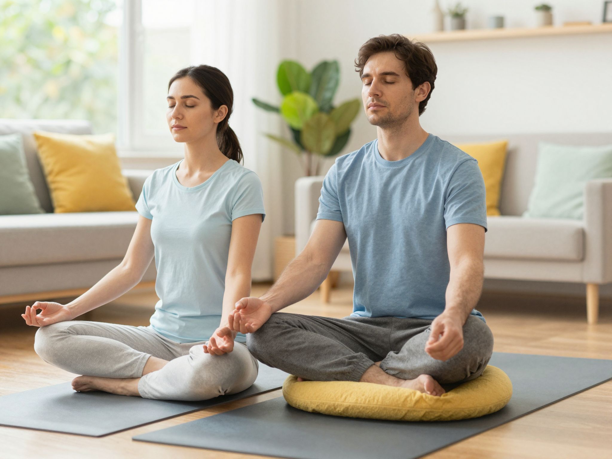 Meditáció és légzőgyakorlatok segíthetnek a szorongás csökkentésében.