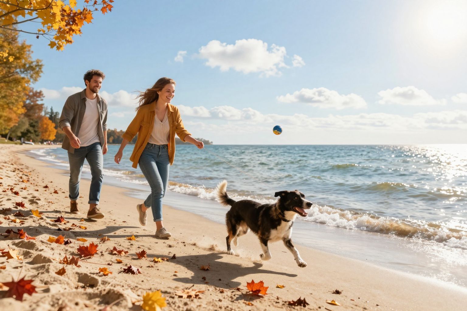 A téli strandolás különleges élmény a vízimádóknak.