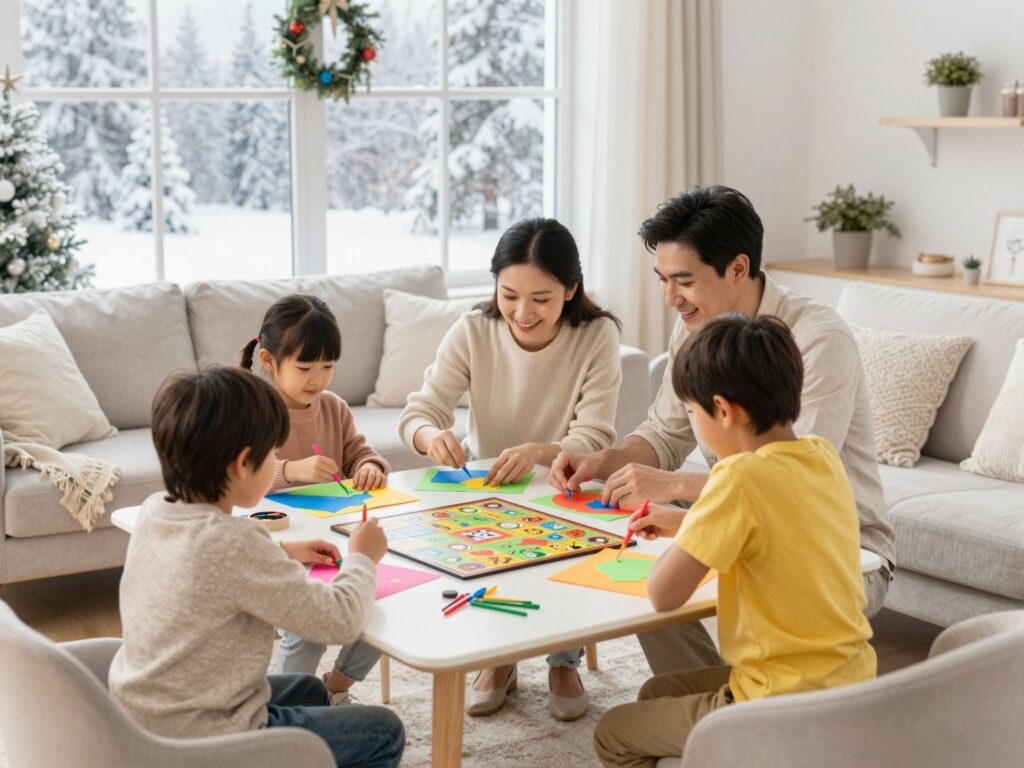 Téli szünidő otthon: kreatív elfoglaltságok és közös játékok a hideg napokra