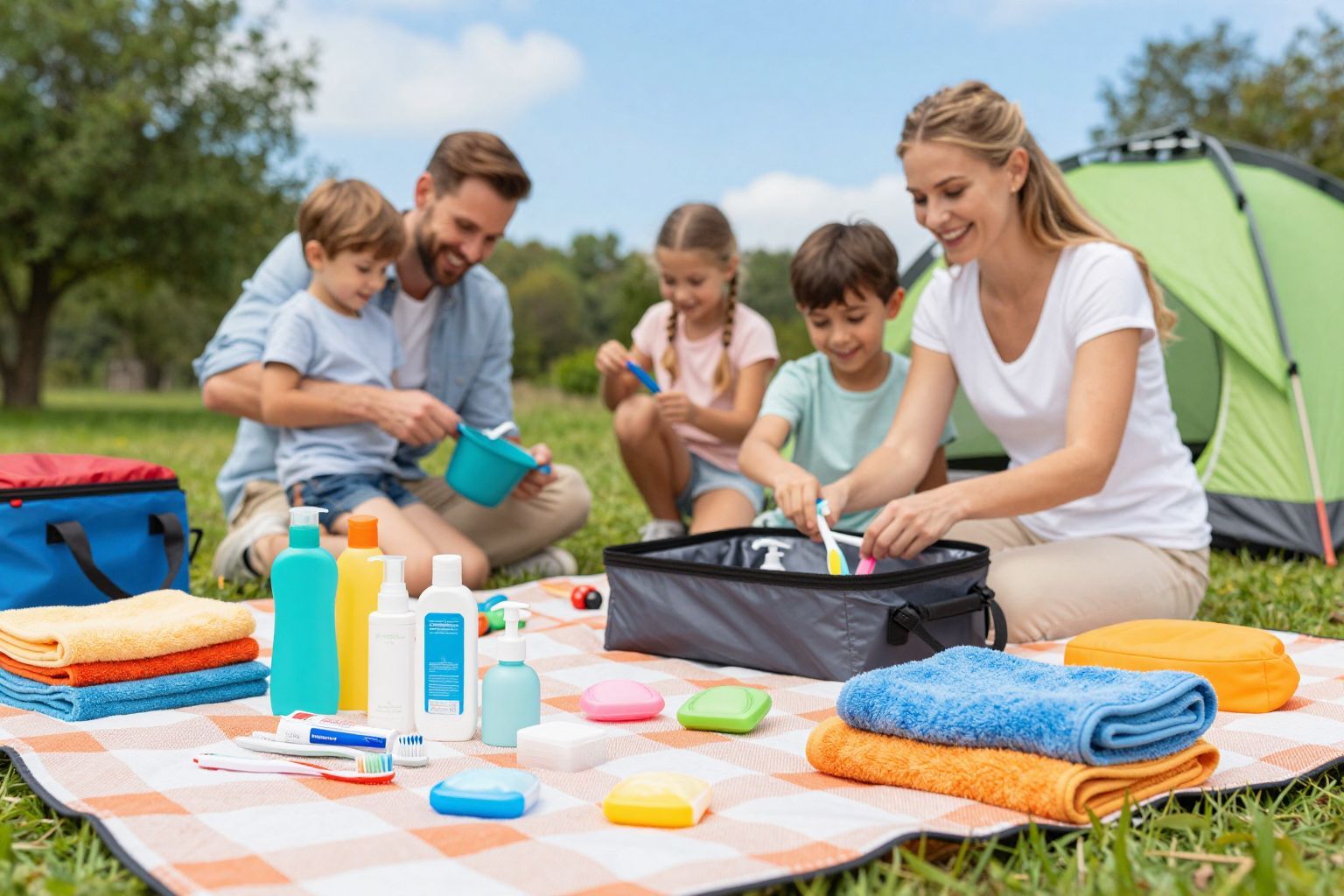 A tisztasági csomag elengedhetetlen a tábori egészséghez.