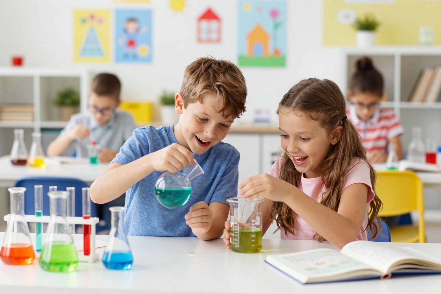 A kísérletezés fejleszti a kreativitást és a problémamegoldást.