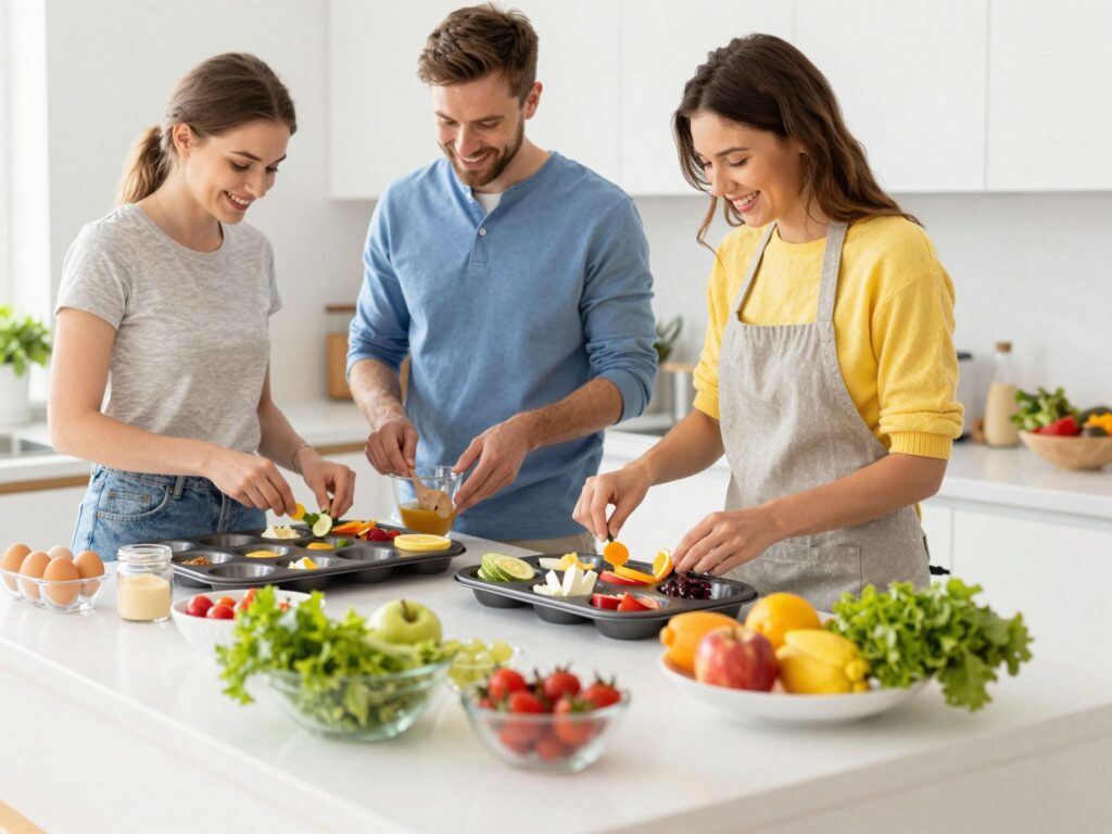 Unod a szendvicset? Készíts sós vagy édes reggelit muffinformában
