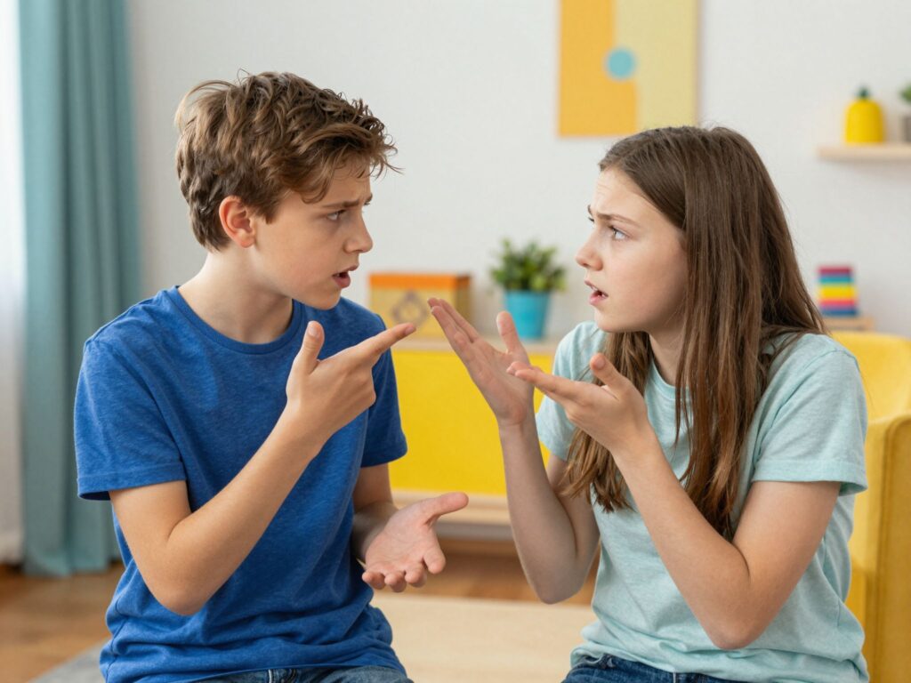 Verekedés a testvérek között: jelek, határok, megoldások