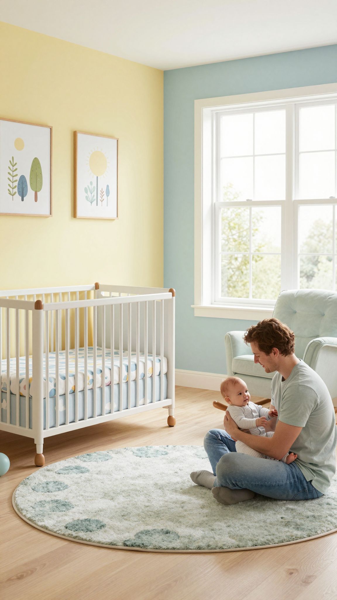 A megfelelő világítás elősegíti a baba természetes alvását.