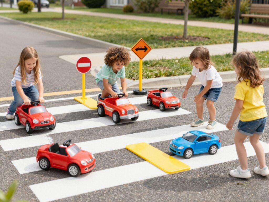 Zebránál nézz körül! Játékos feladatok a közlekedési szabályok gyakorlásához