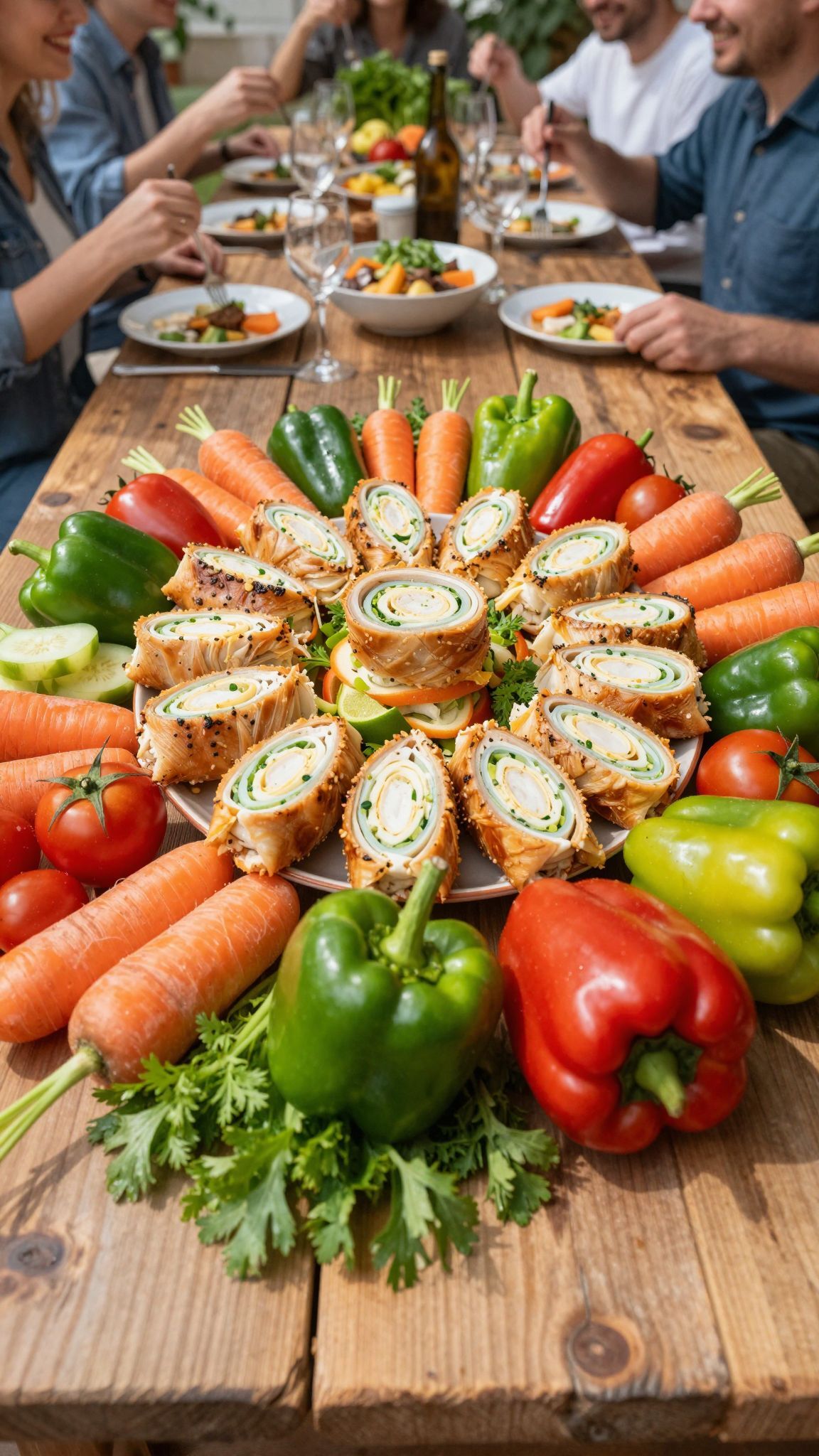 A pulykamelles-sajtos tekercsek ízletes és tápláló választás.