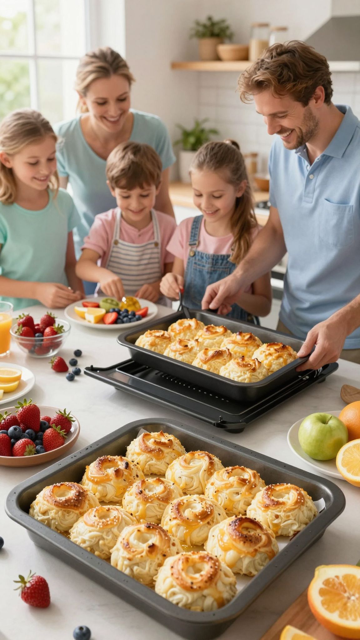 A túrófánk sütve könnyű, ízletes és tápláló nassolnivaló.