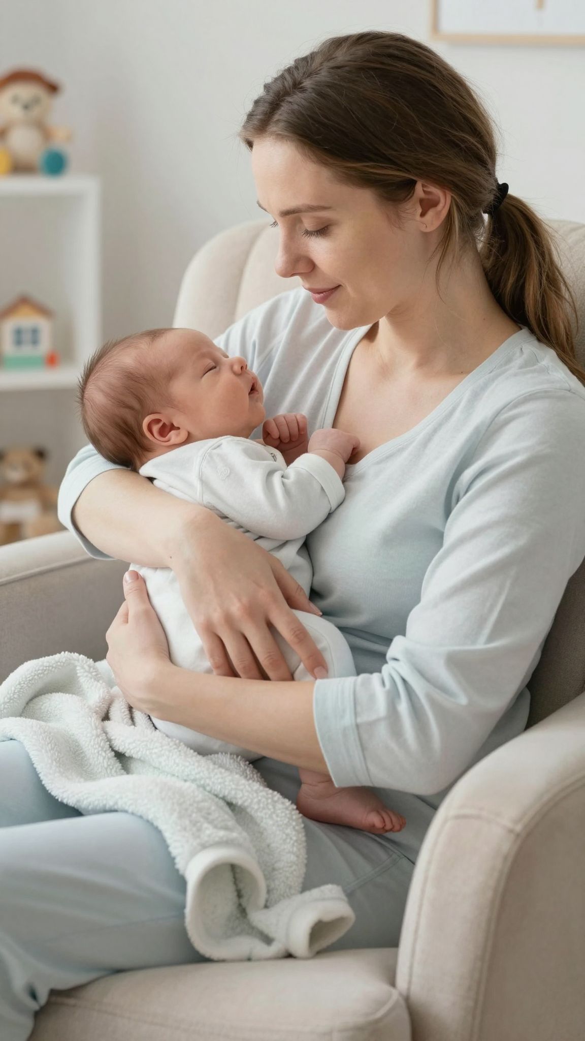 A baba sírása a kommunikáció elsődleges formája.