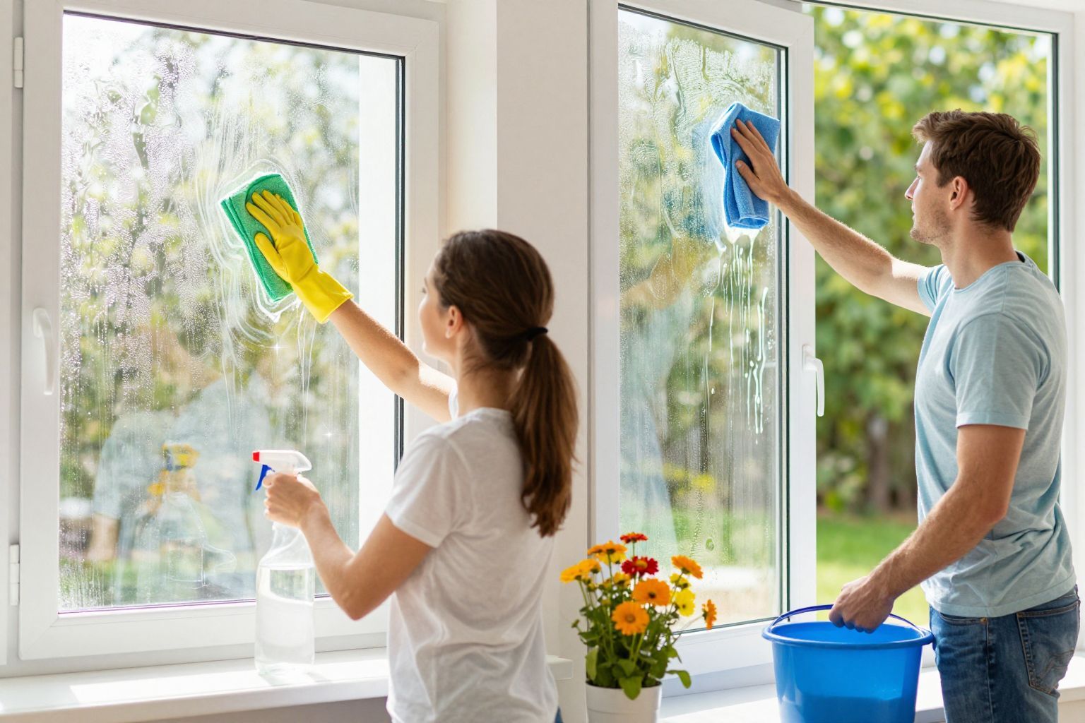 A belső tisztítás főként vegyi anyagokat használ, külső nem.