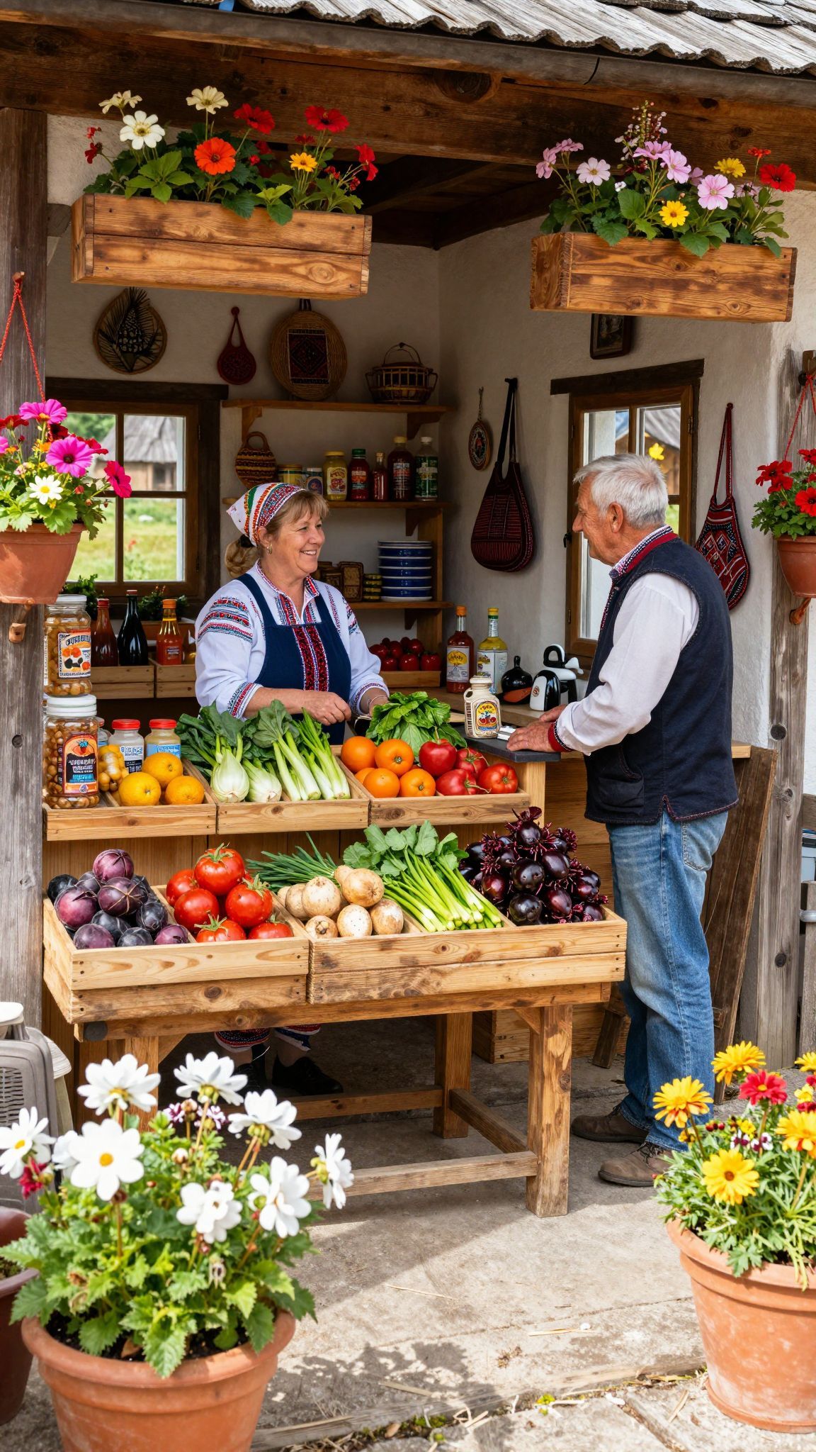 A falusi vegyesboltok közösségi élettérként szolgáltak sokáig.