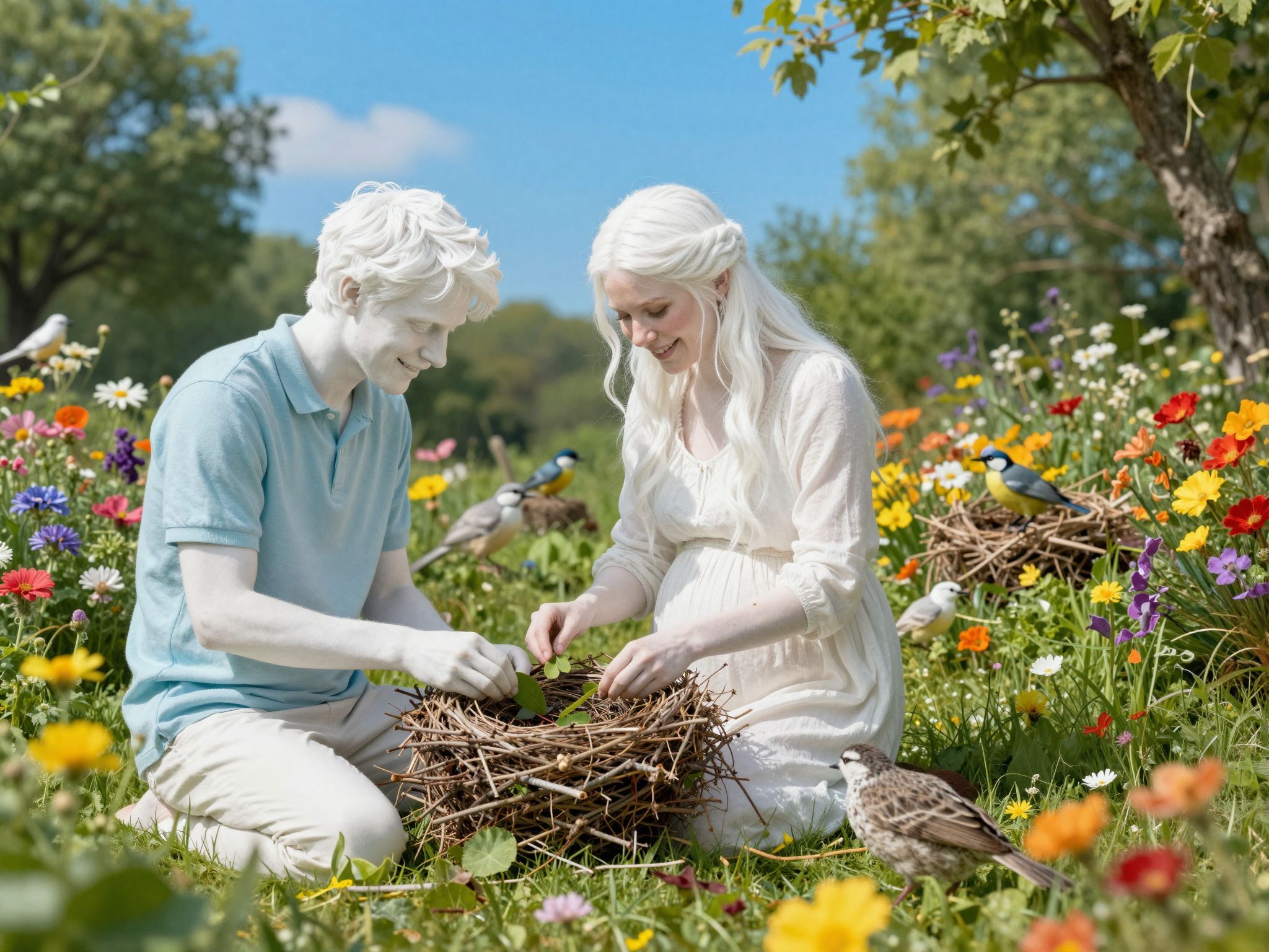 A fészekrakó ösztön más állatoknál is megfigyelhető.