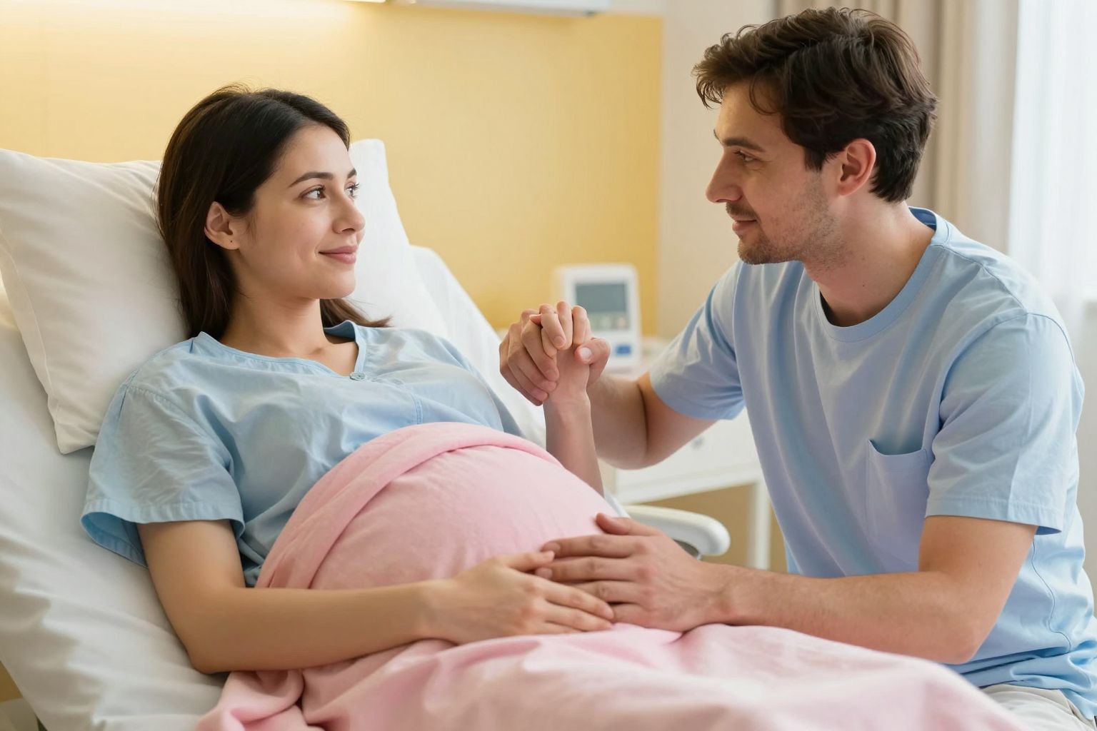 Az apák jelenléte erősíti a szülés élményét.