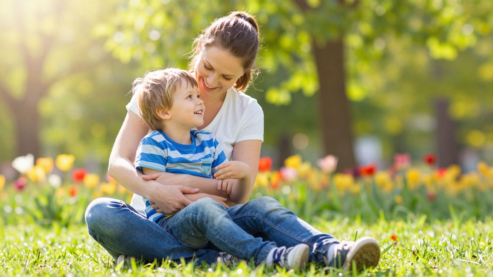 Az érintés erősíti a gyermek és szülő közti köteléket.