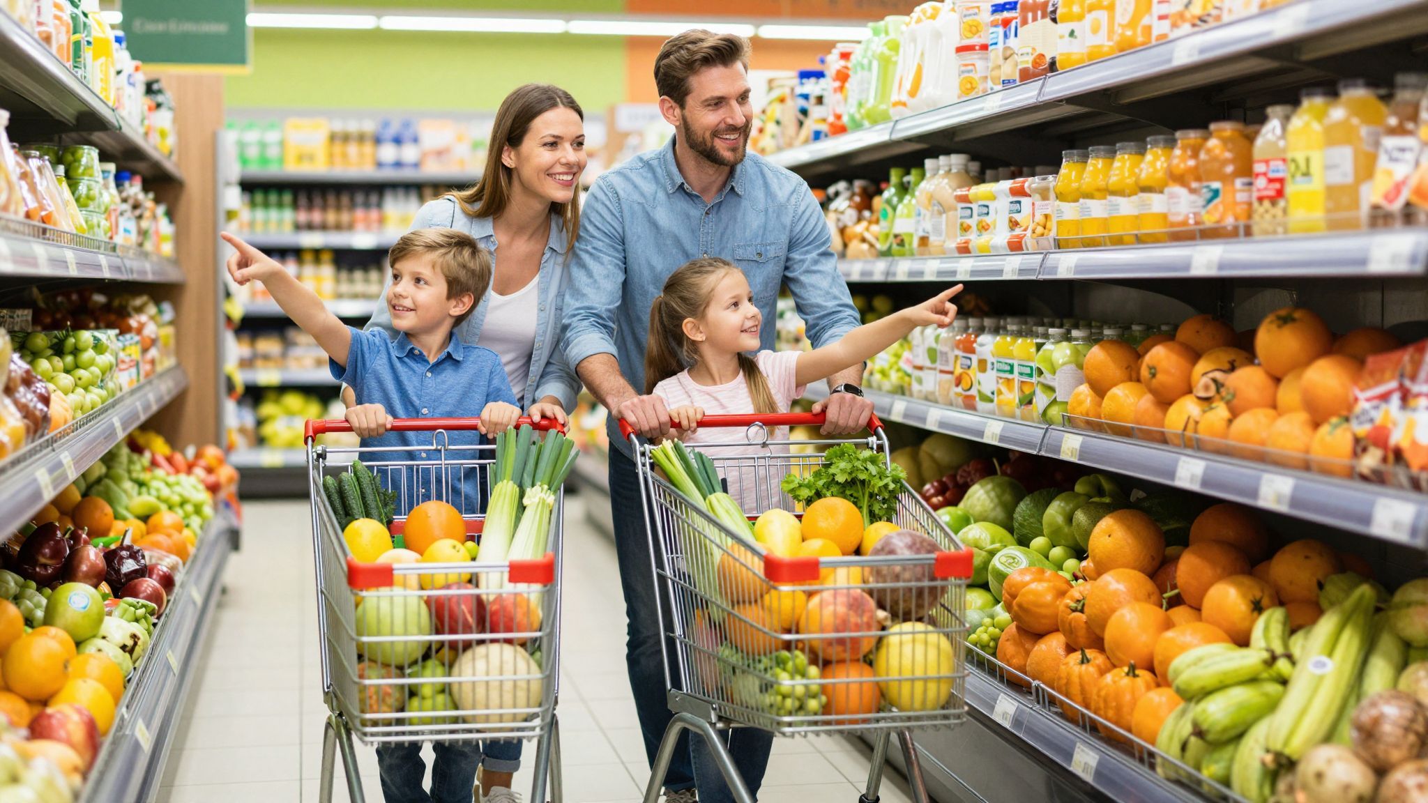 A gyerekek játékos bevonása csökkenti a vásárlási stresszt.