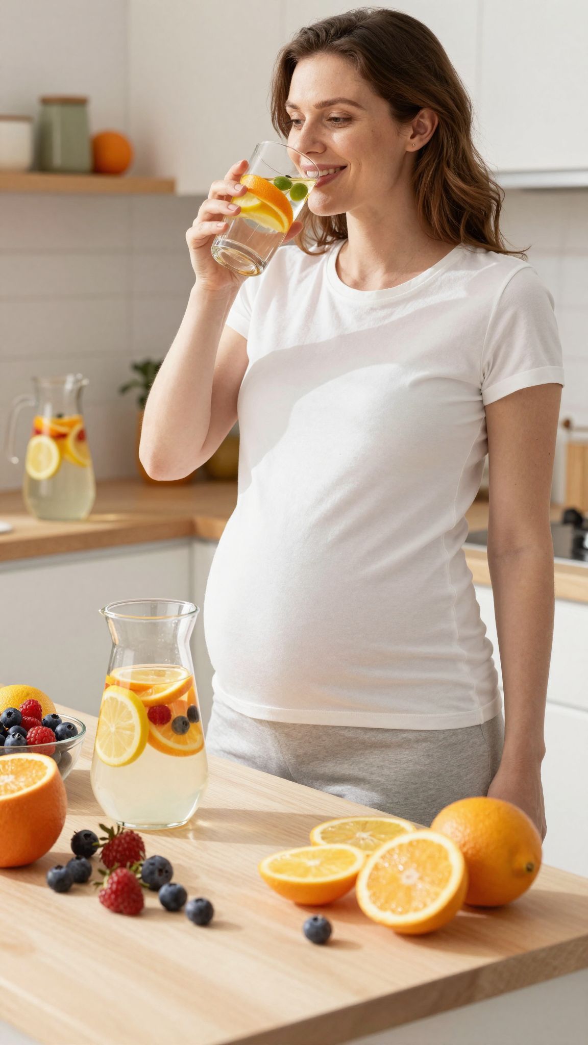 A vízfogyasztás segíti a bélmozgásokat terhesség alatt.