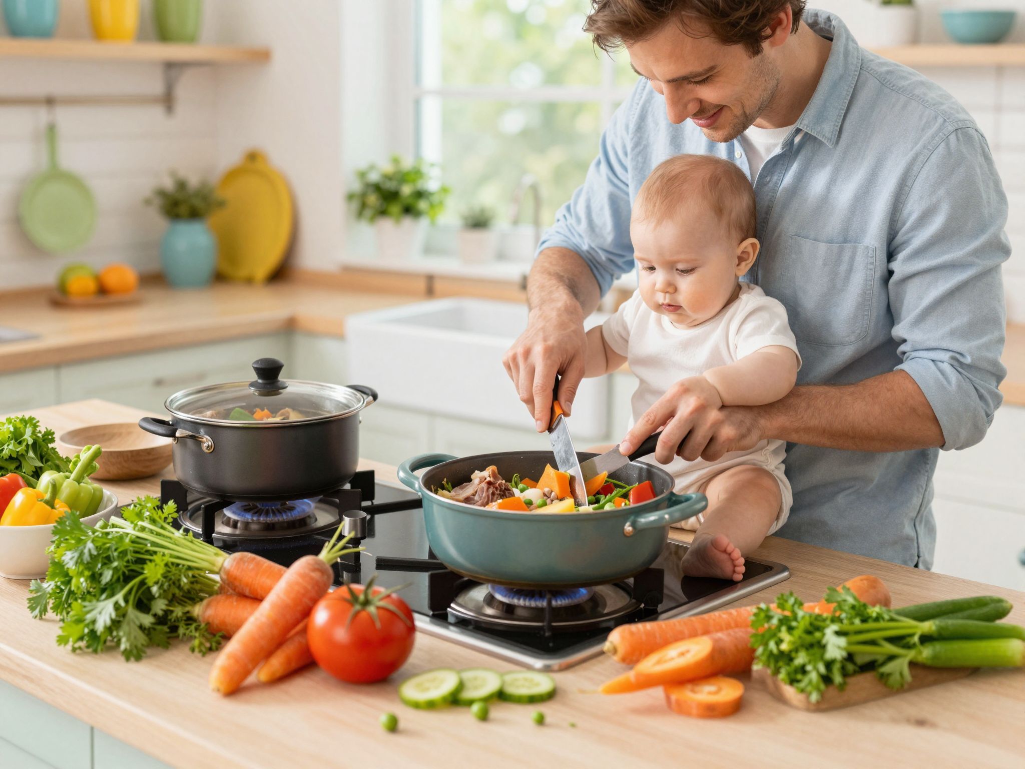 A hús és fehérje gazdagítja a főzelék tápértékét.