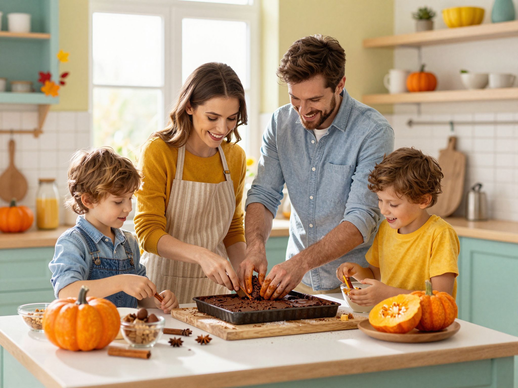 A közös sütés erősíti a családi kötelékeket és kreativitást.