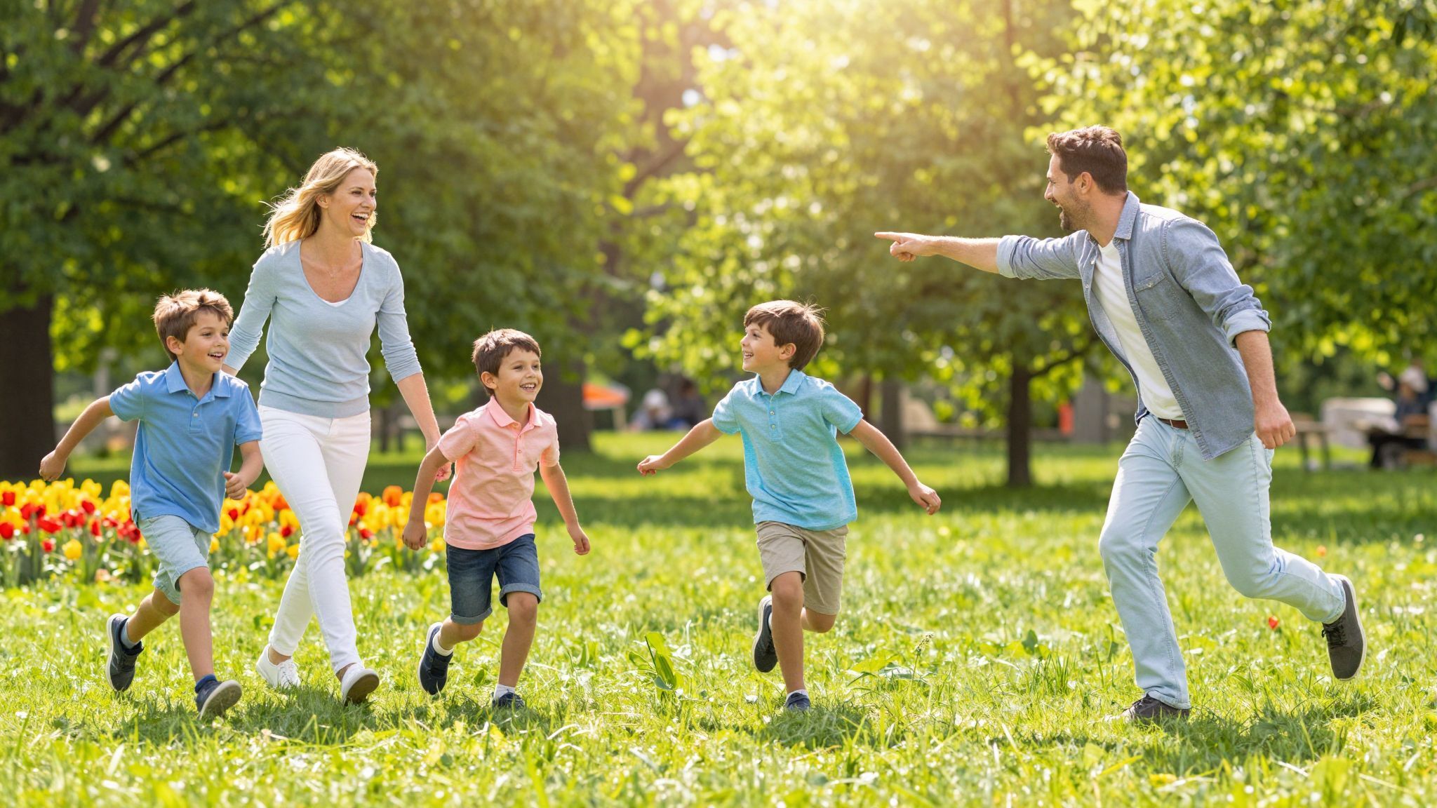 A szülők aktív példát mutatnak a gyerekeknek.