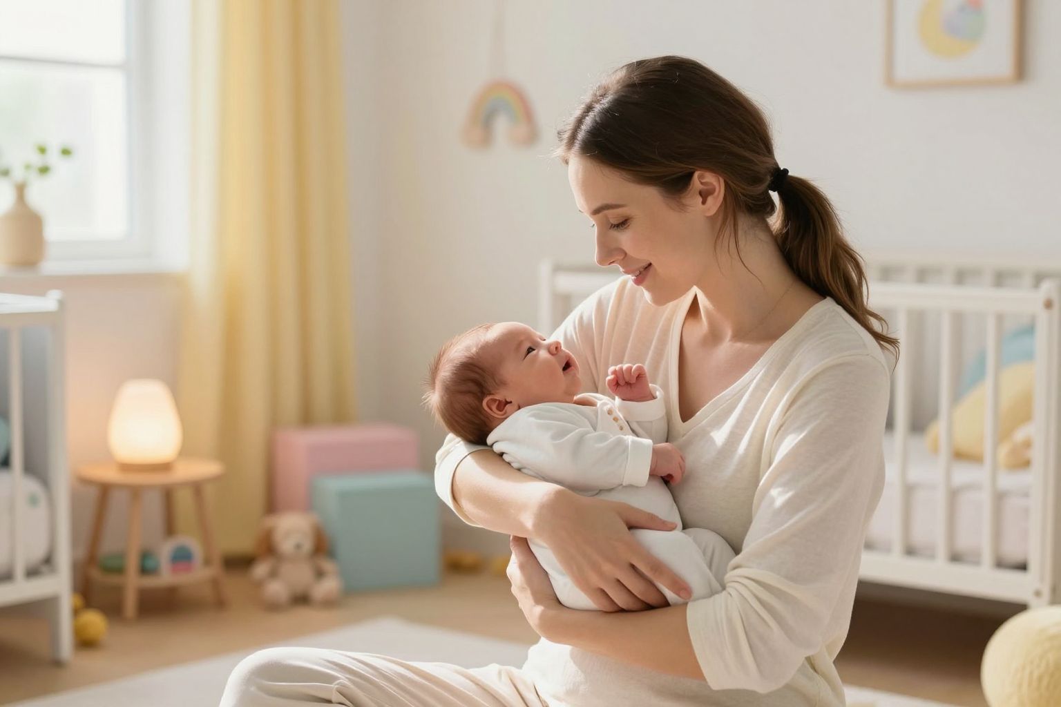 A negyedik trimeszter a szülő és baba közti kötődés.