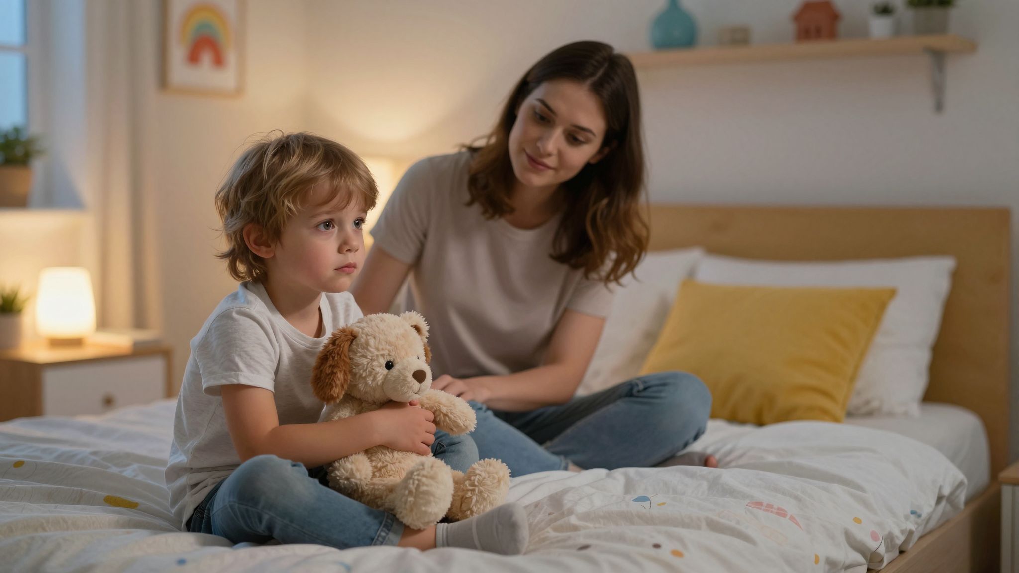 A szeparációs szorongás álmatlansághoz és éjszakai sokkokhoz vezethet.