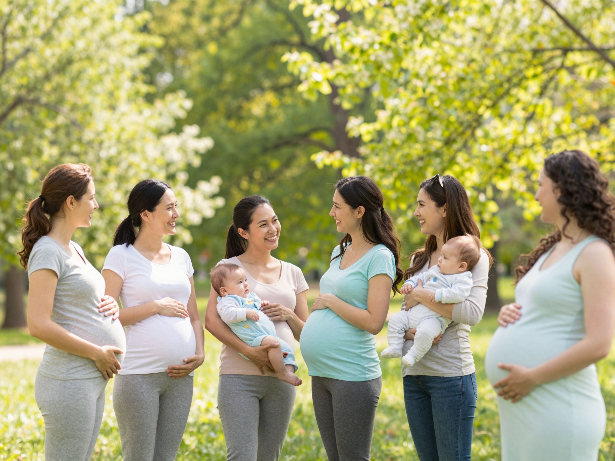 A terhesség alatt sokan új barátságokat építenek.