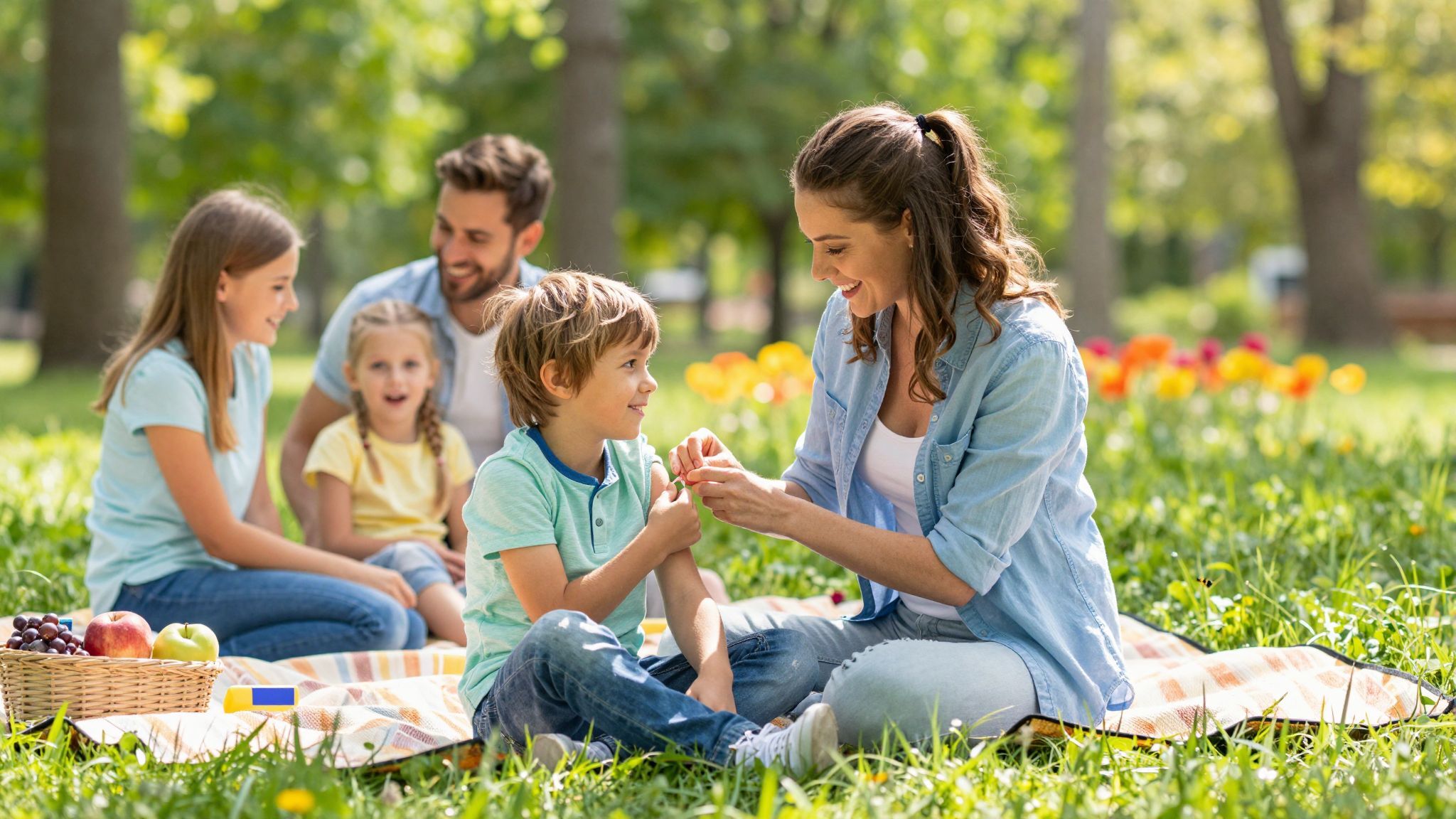 A védőoltás segít megelőzni a kullancsbetegségeket.