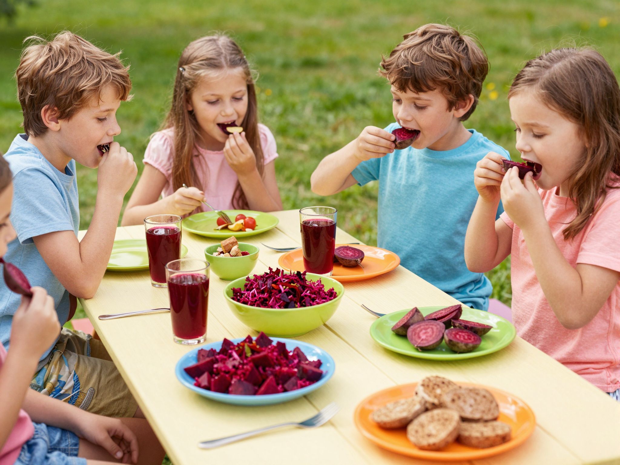 A színes étkezés növeli a gyerekek étvágyát.