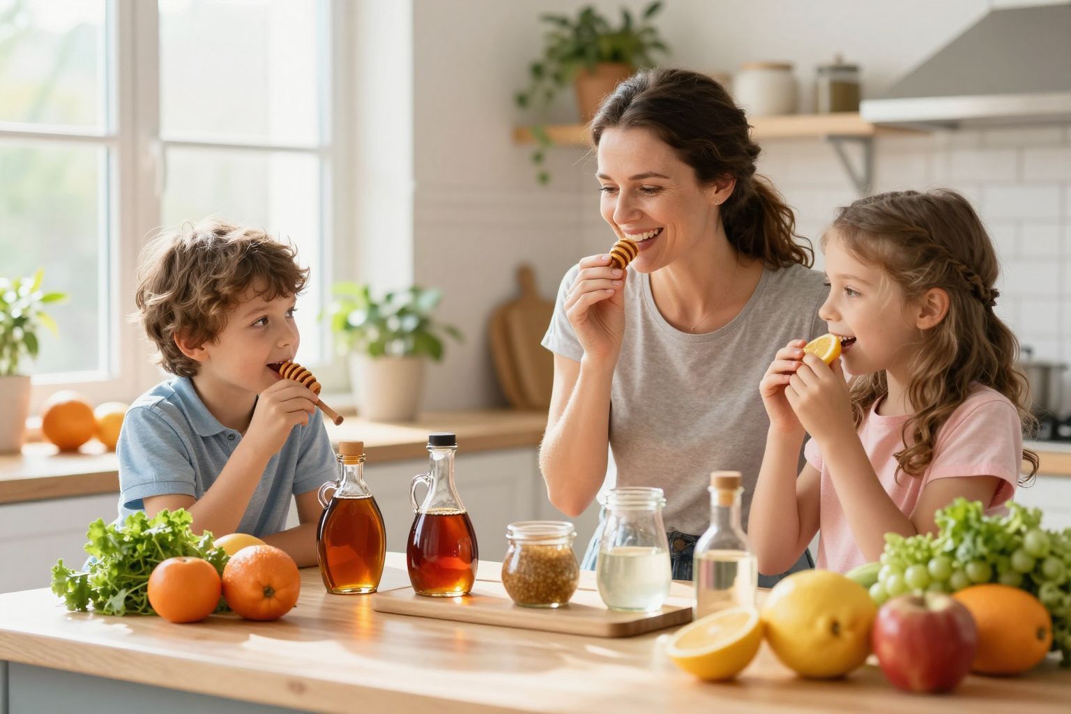Alternatív édesítők: méz, stevia és juharszirup ajánlottak.