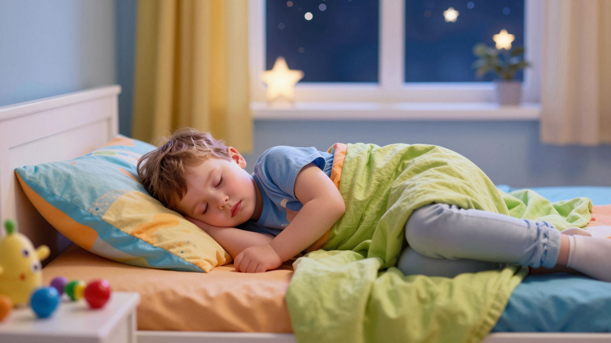 A megfelelő alvás serkenti a gyerekek fejlődését.