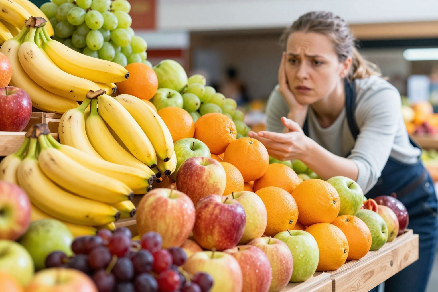 A túl sok gyümölcs hasmenést vagy hasi fájdalmat okozhat.