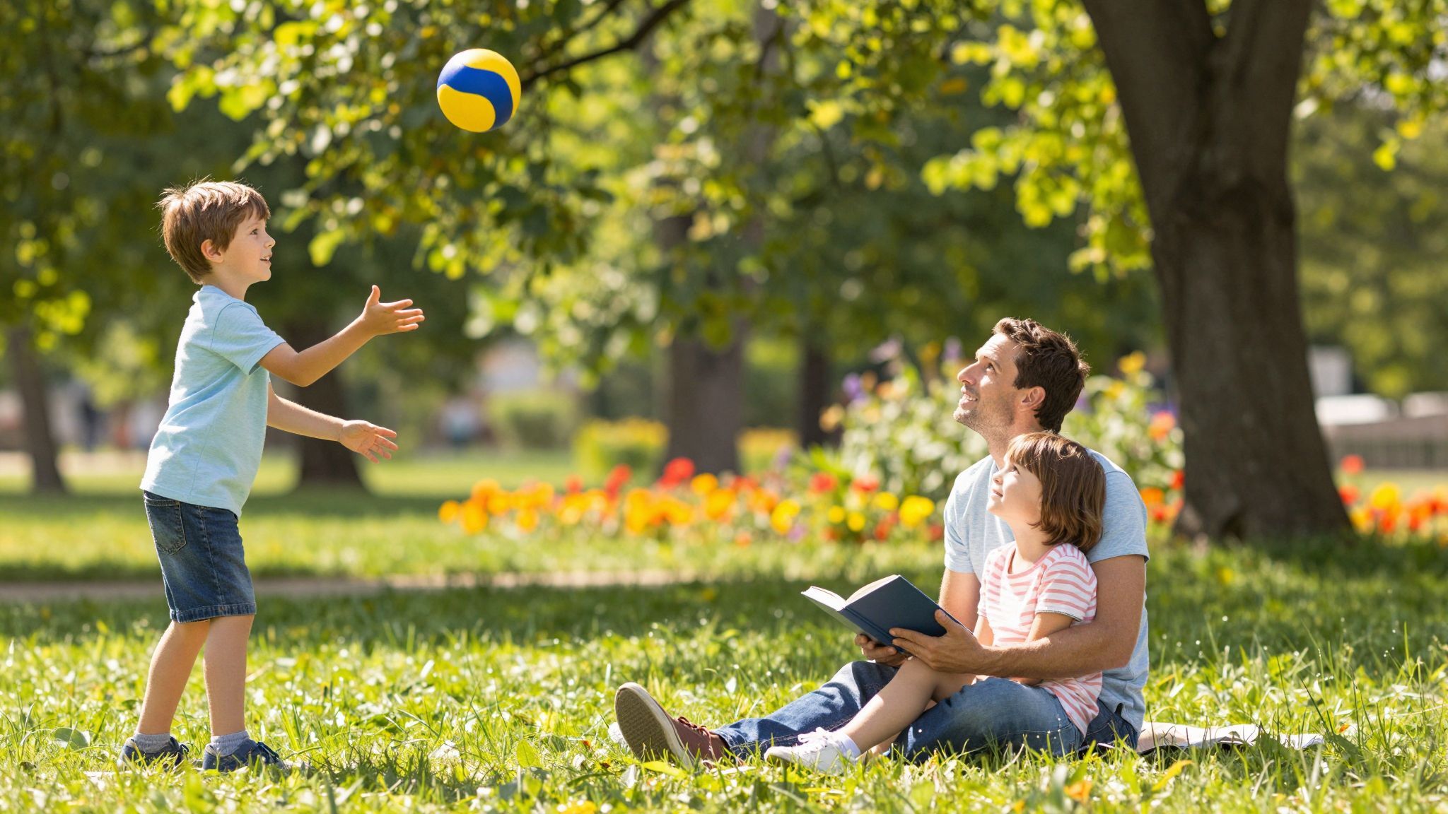 Az apa és anya együttműködése erősíti a gyermek fejlődését.