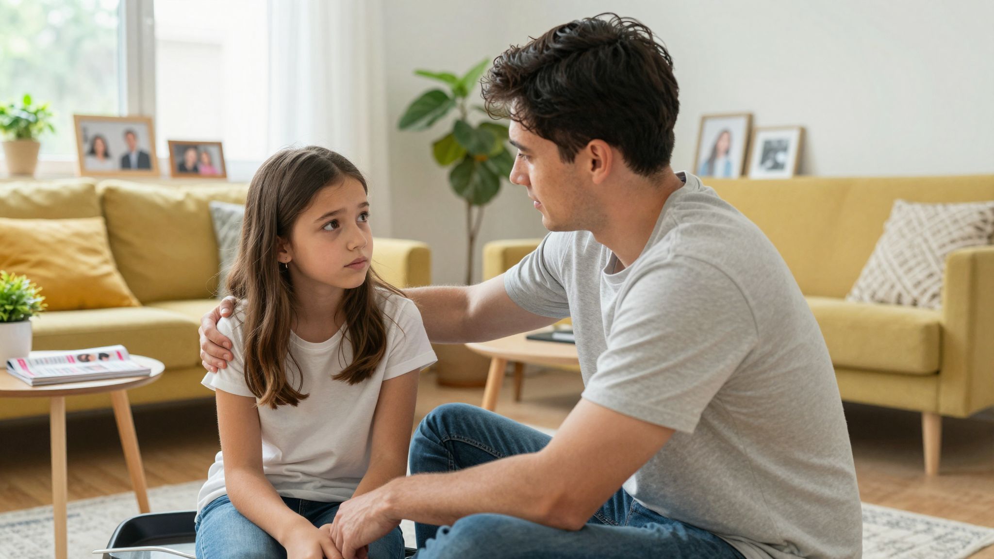 Az apák támogató szerepe kulcsfontosságú lányos családokban.