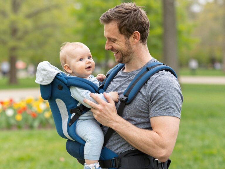 Az apai kötődés erősítése: Ezért jó, ha az apukák is magukra kötik a babát