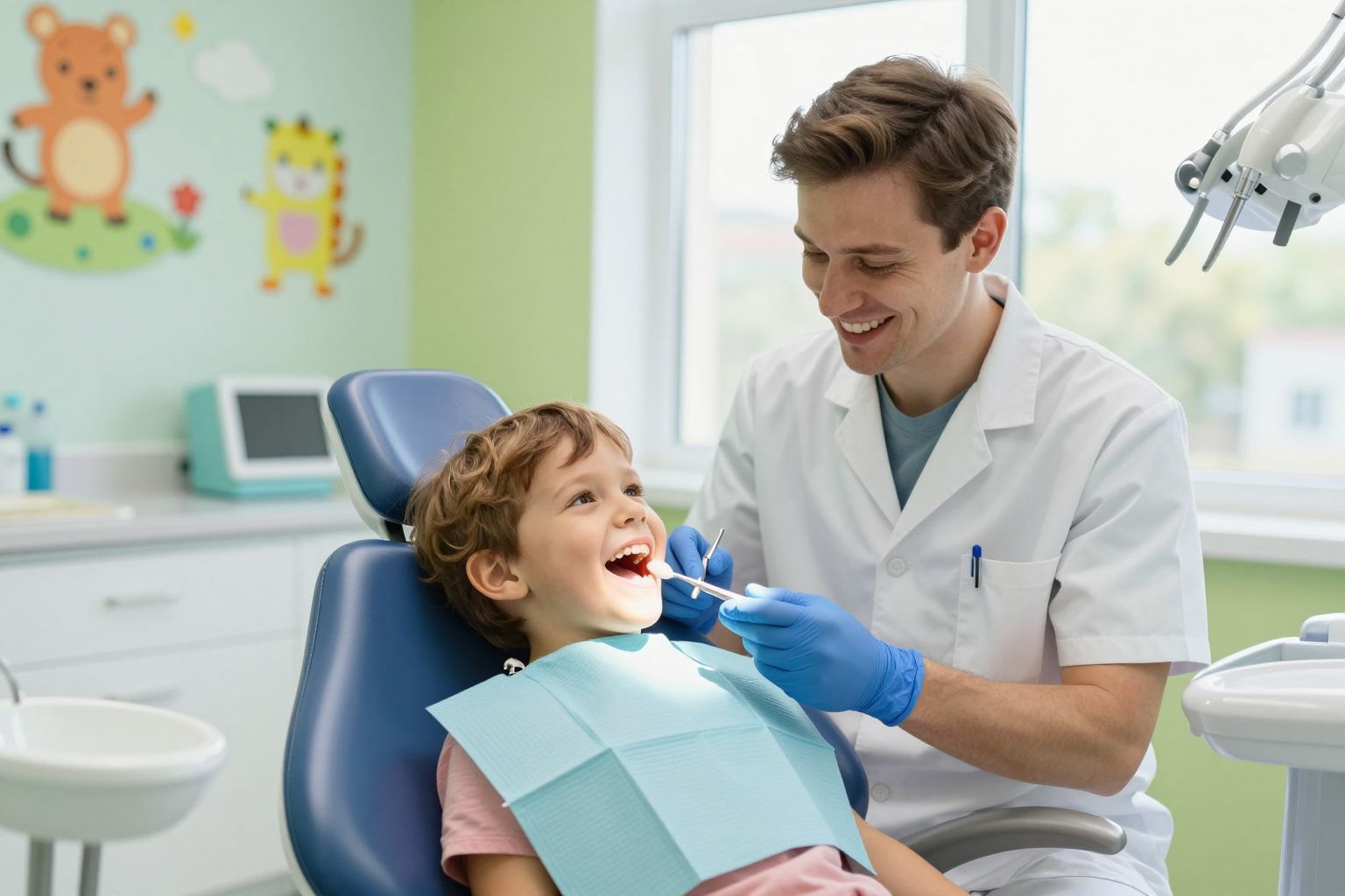 Az első fogorvosi látogatás segít a félelmek leküzdésében.
