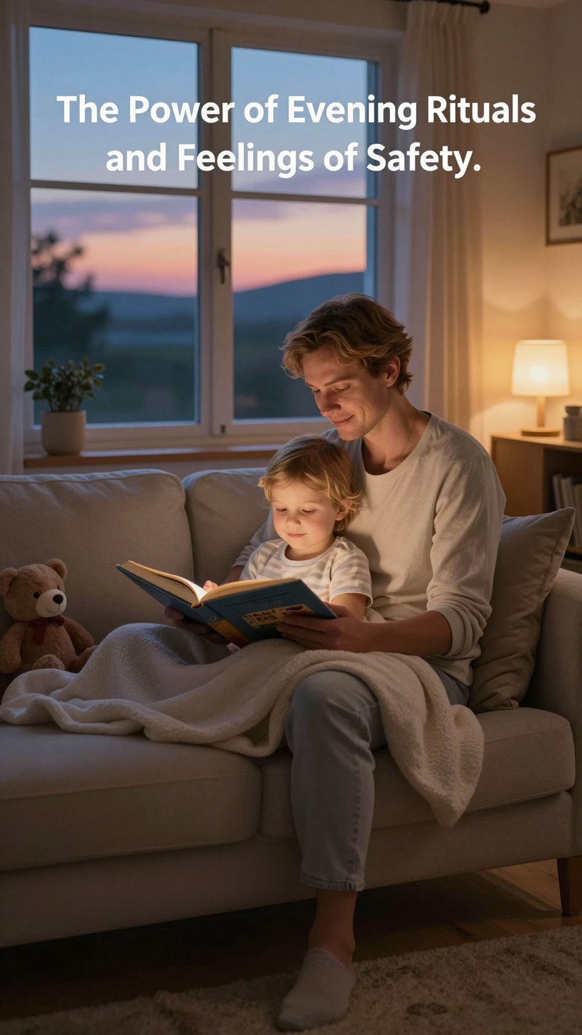 Az esti rituálék segítenek a gyerekek biztonságérzetében.