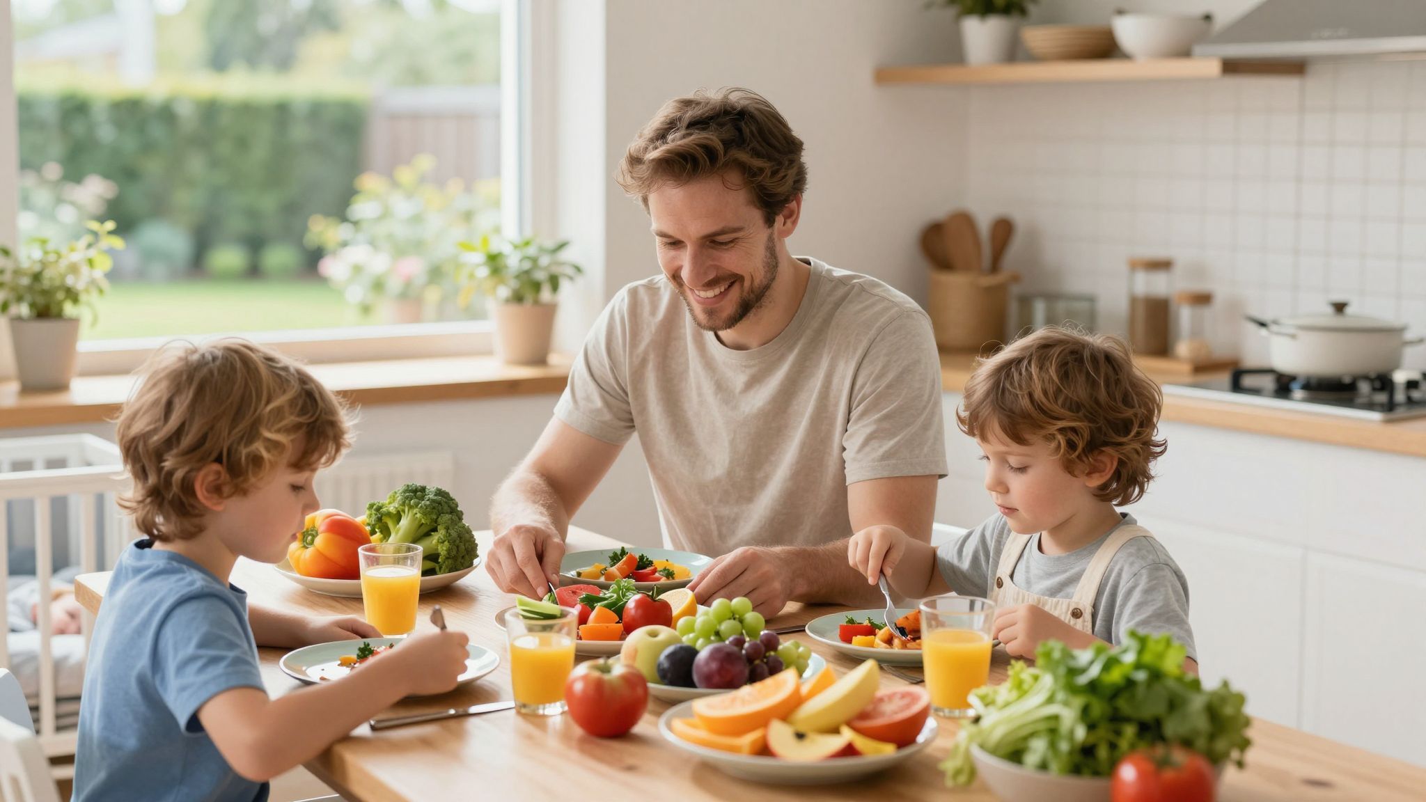 Az egészséges étkezés segíti a jobb alvást és viselkedést.