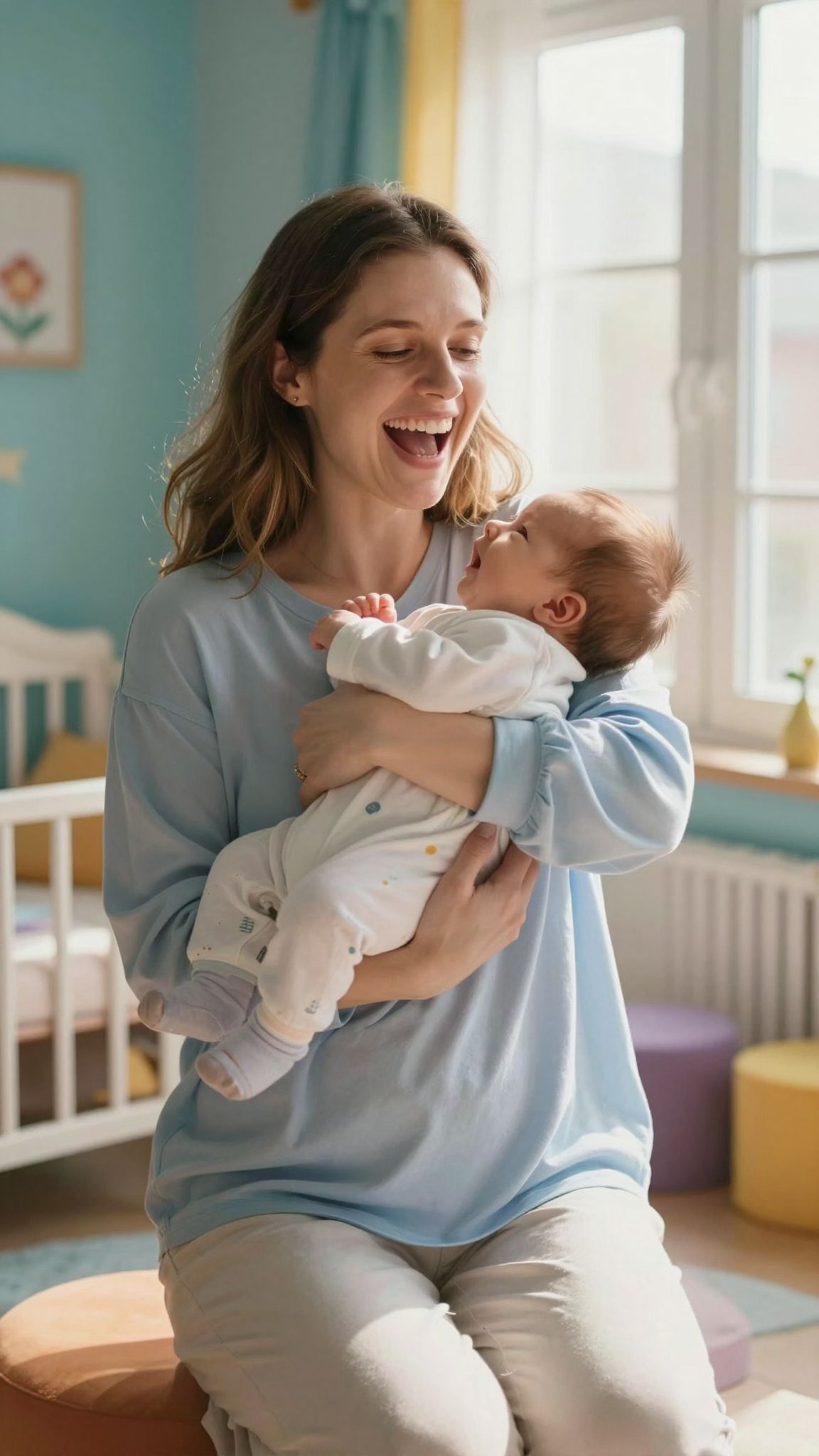 A szülés utáni eufória erősíti az anya-gyerek köteléket.