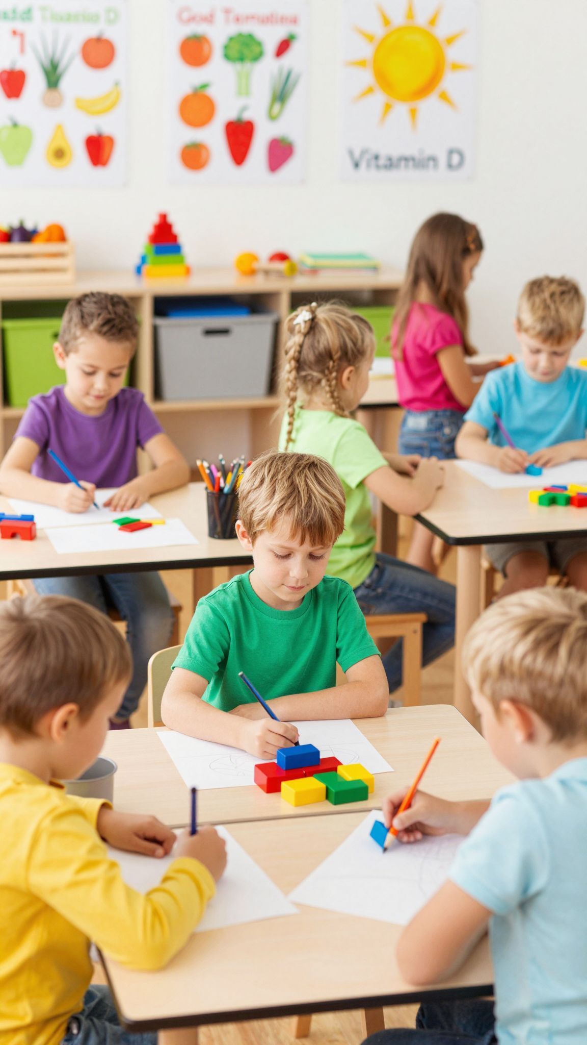 A D-vitamin segít erősíteni a kisgyermekek immunrendszerét.