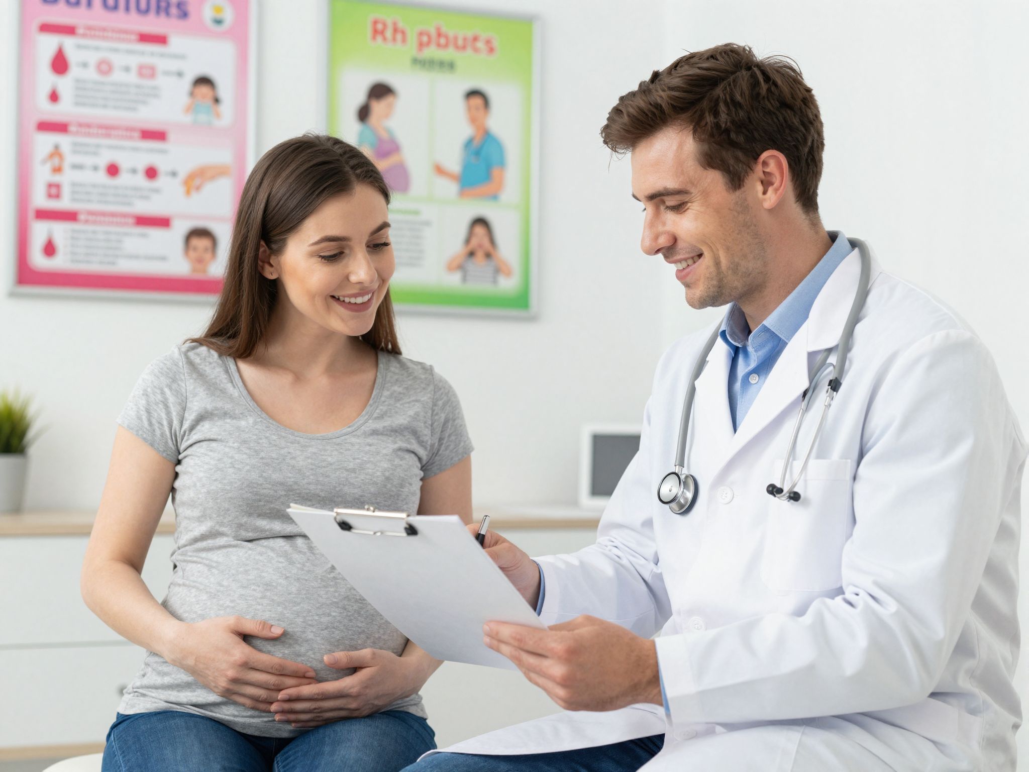 Az Rh-szűrés segít megelőzni a magzati problémákat.