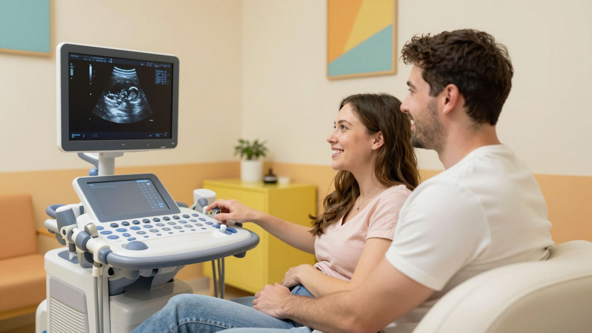 Az ultrahang segít a gesztációs zsák korai azonosításában.