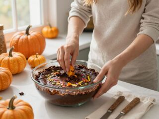 Brownie egy kis csavarral: így készül a szaftos és illatos sütőtökös sütemény