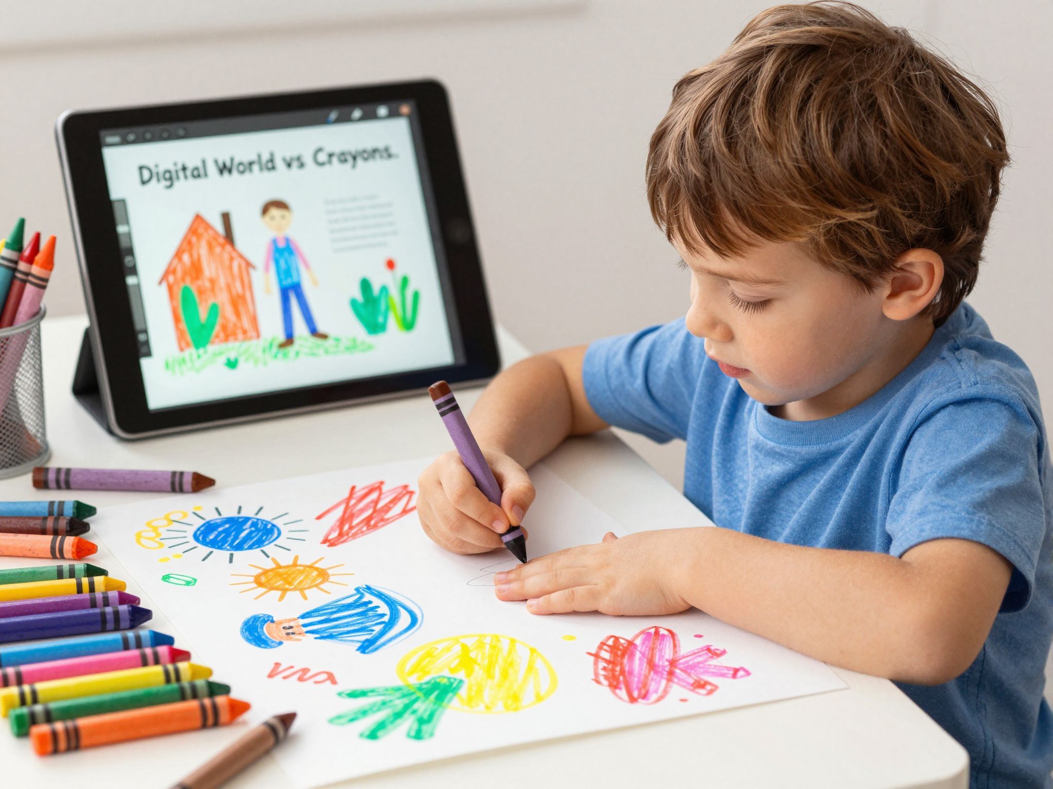 A digitális világ csökkenti a kreatív kézműveskedés jelentőségét.