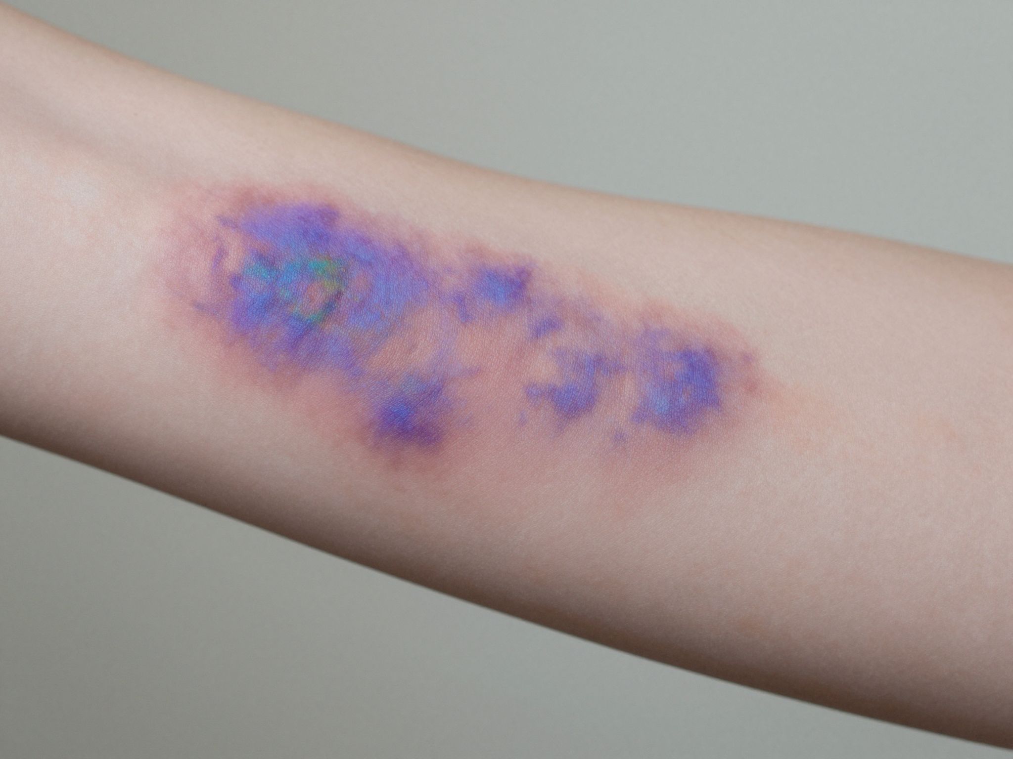 Az ecchymosis a trauma következménye, mélyebb bevérzés.