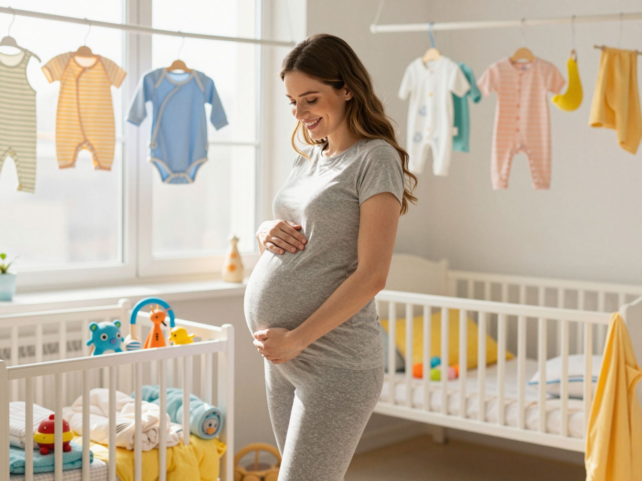 A harmadik trimeszterben jelentősen nő a baba súlya.