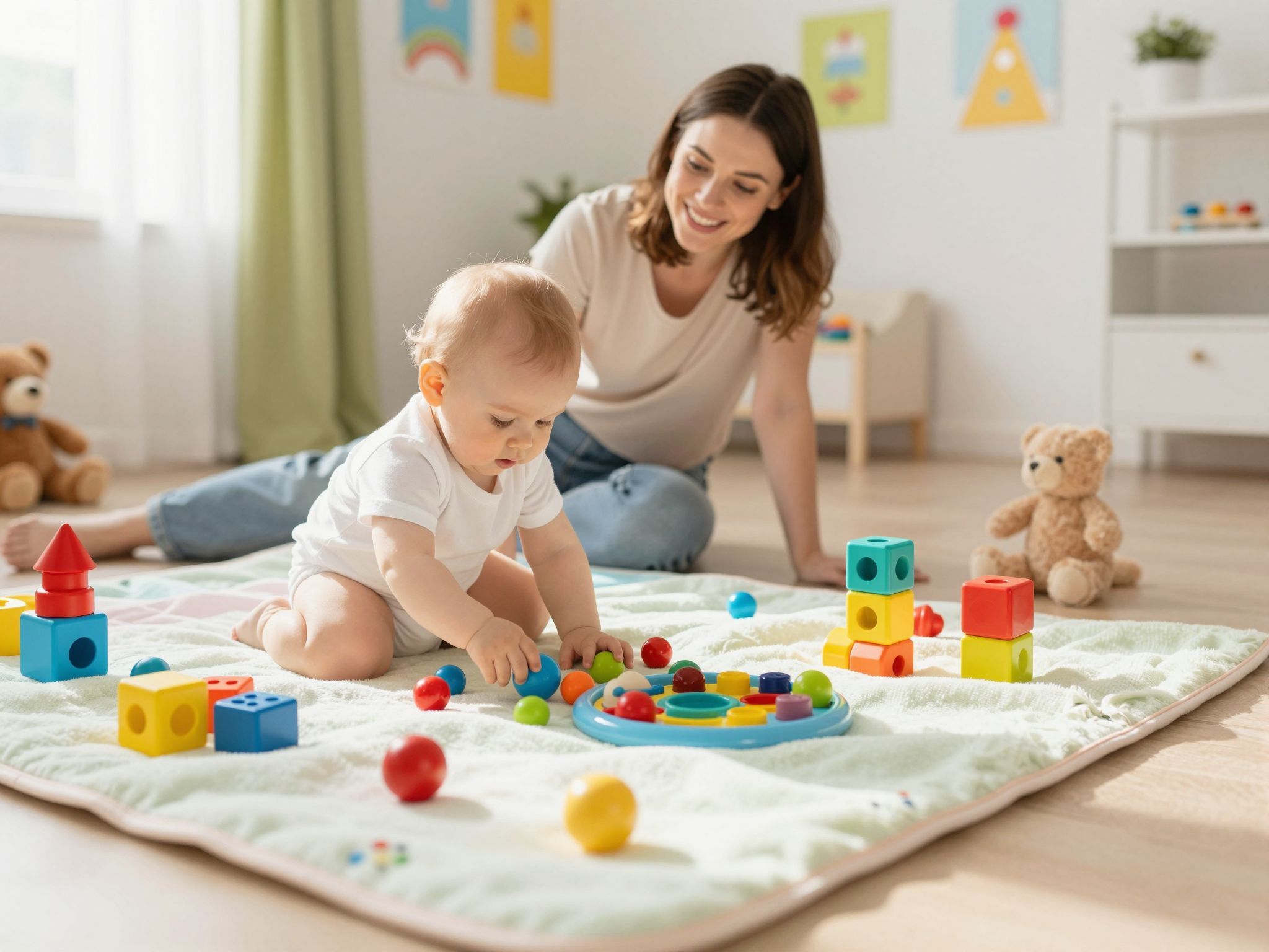 Figyelmeztető jelek: késlekedés a mozgásfejlődésben és kommunikációban.